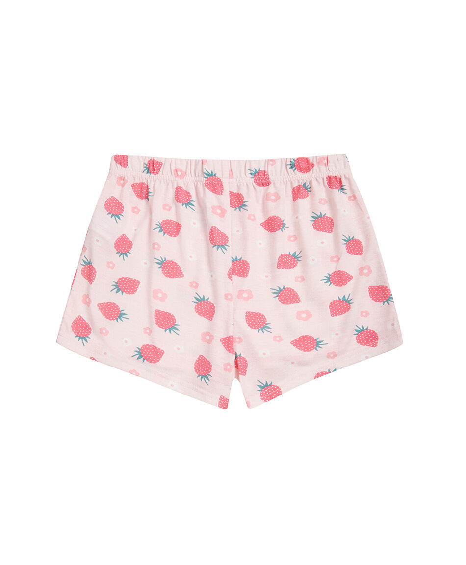 Pijama ni&ntilde;a frutillas