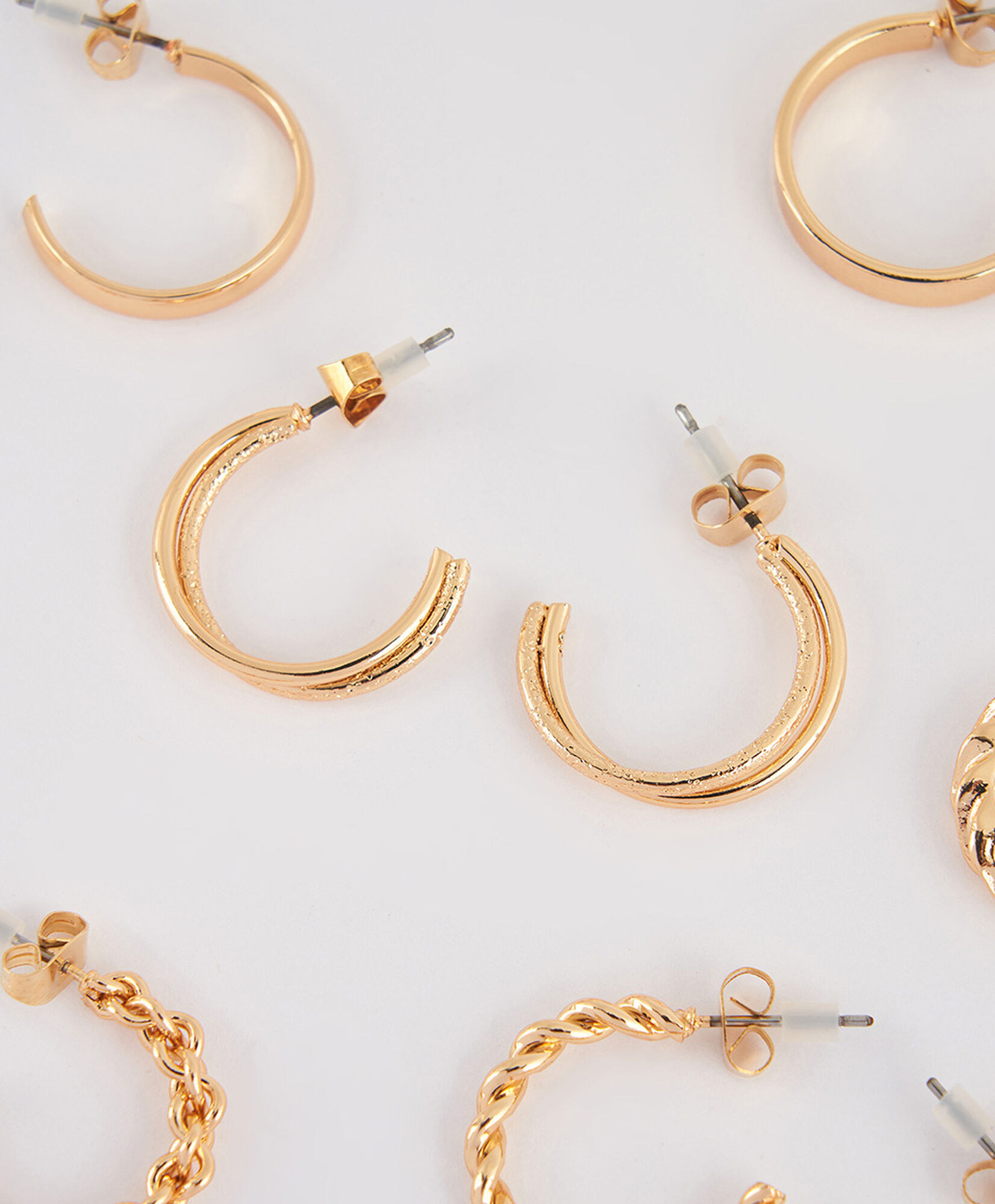 Set 6 aros mujer argollas Set 6 aros mujer argollas