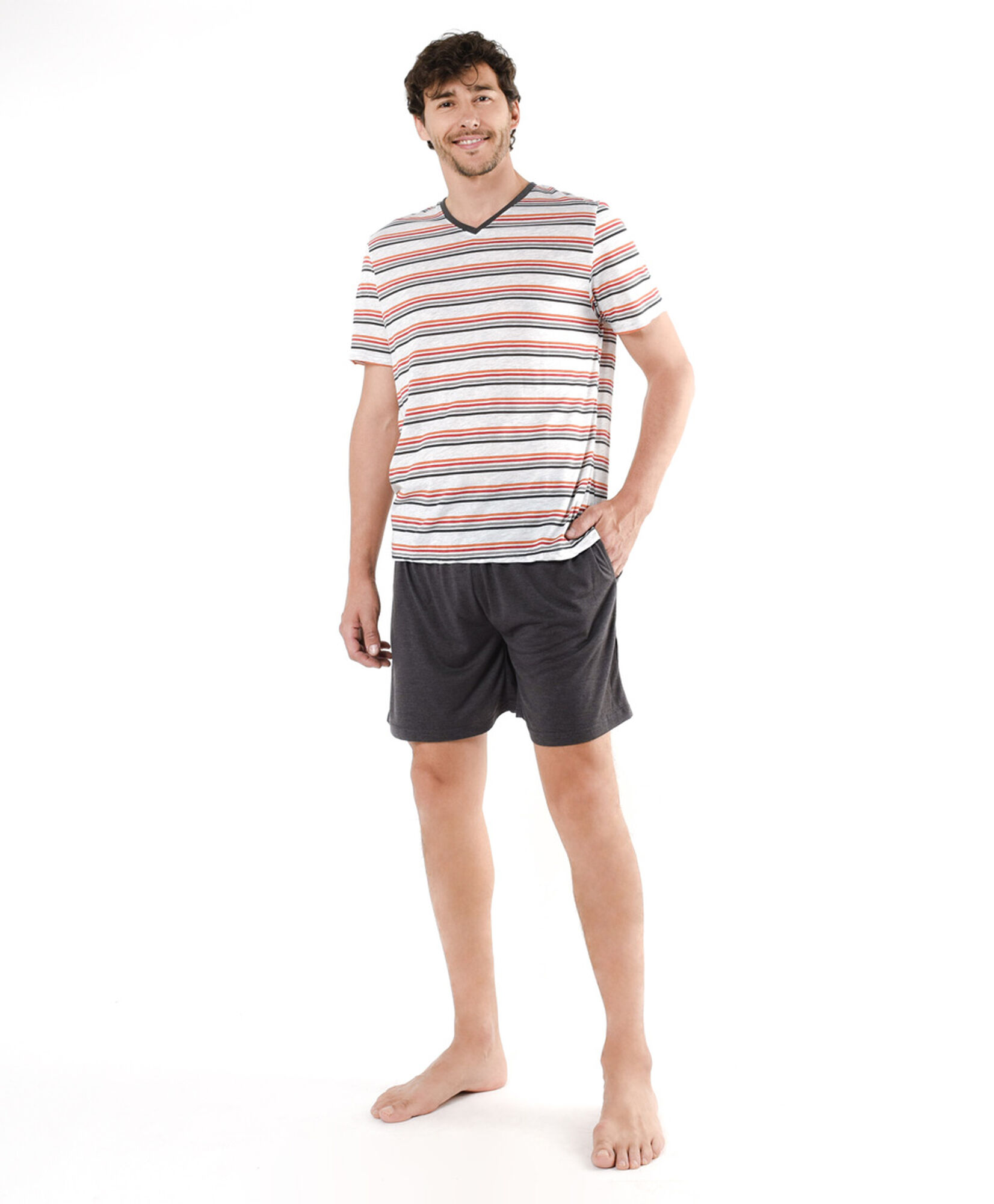 Pijama hombre rayas colores Pijama hombre rayas colores