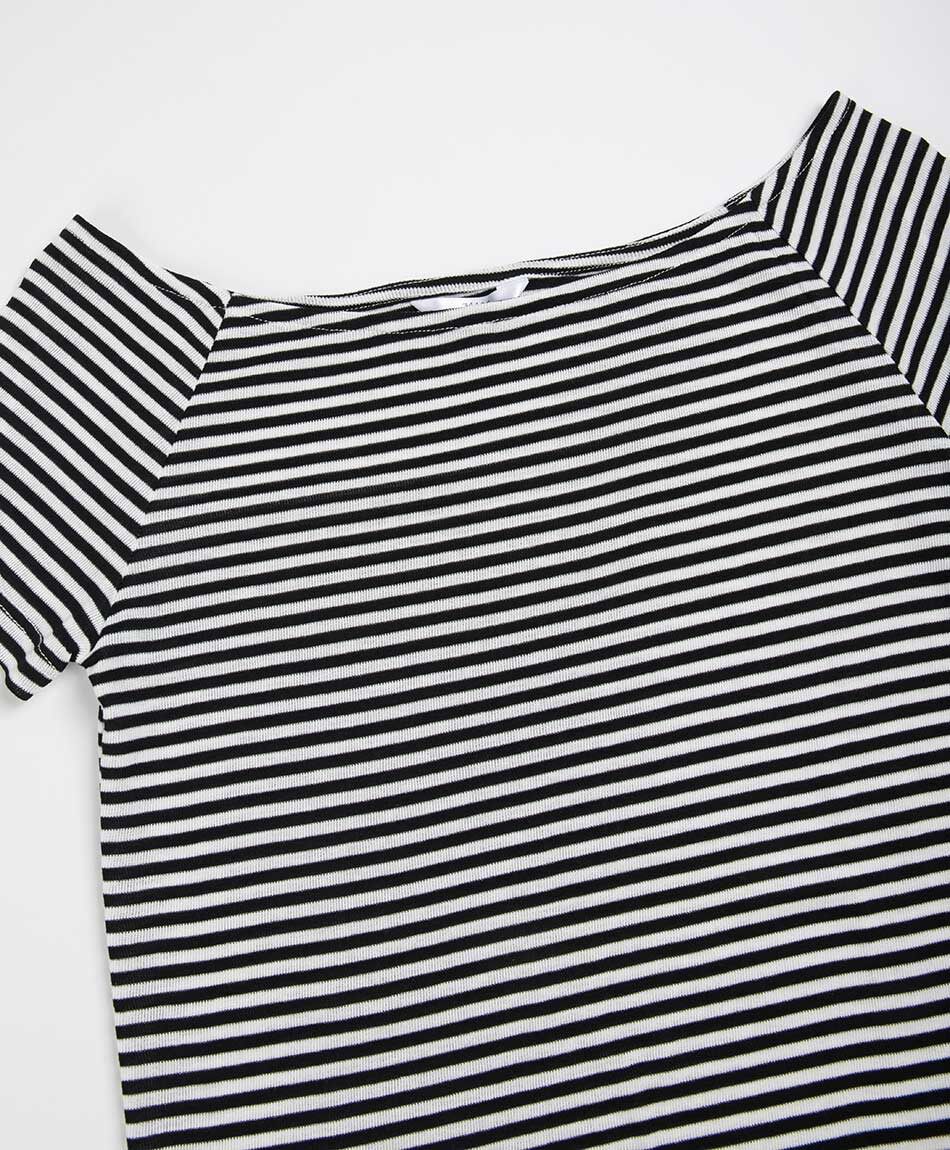 Polera mujer cuello ancho