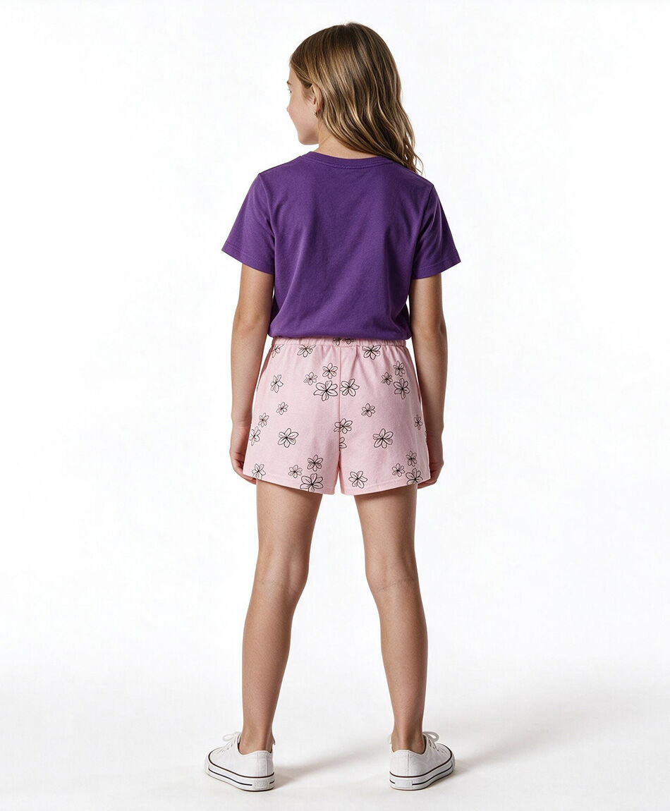 Short ni&ntilde;a flores