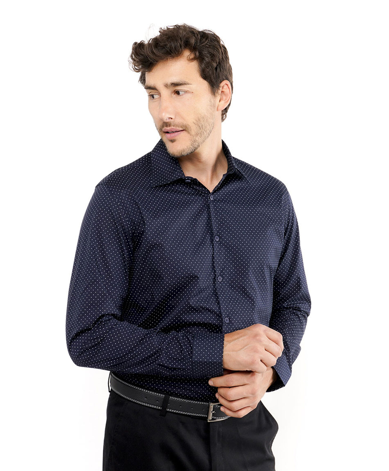 Camisa hombre formal puntos Camisa hombre formal puntos