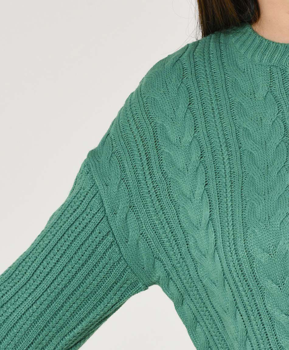 Sweater mujer trenzas