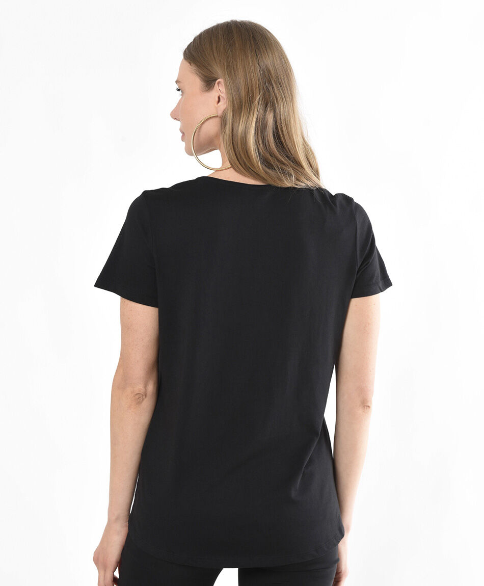 Polera mujer cinta cruzada