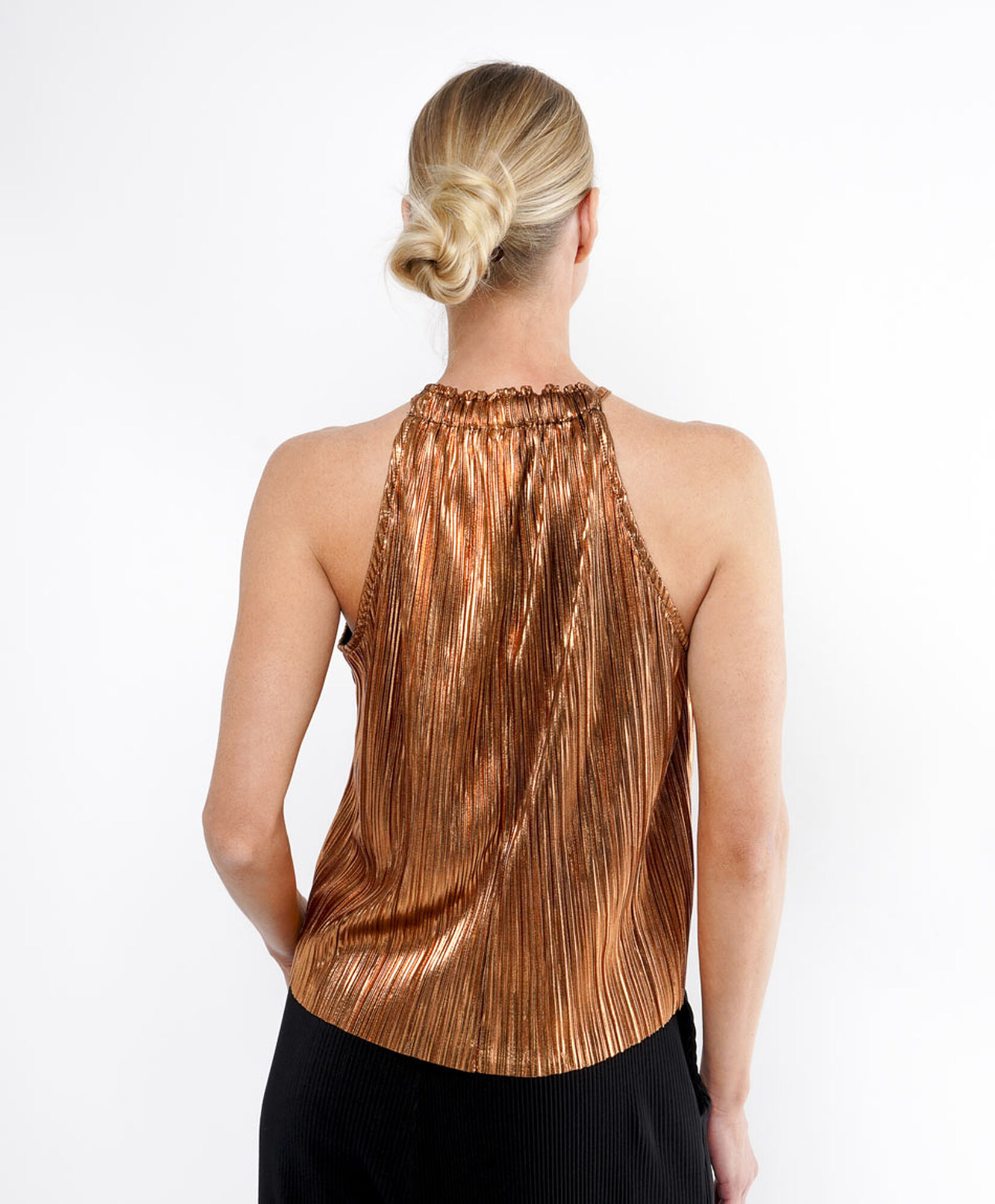 Polera mujer top plisado Polera mujer top plisado