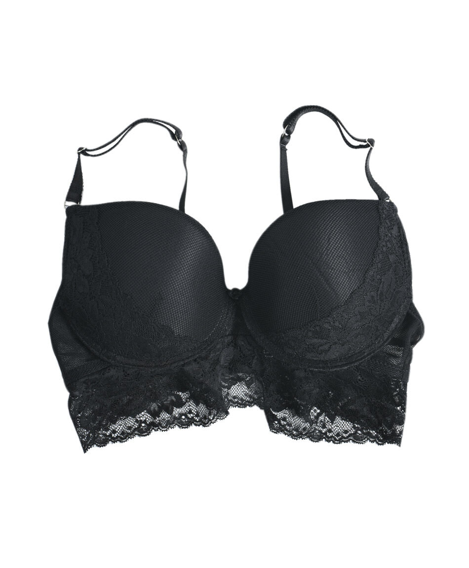 Sost&eacute;n mujer push up encajes