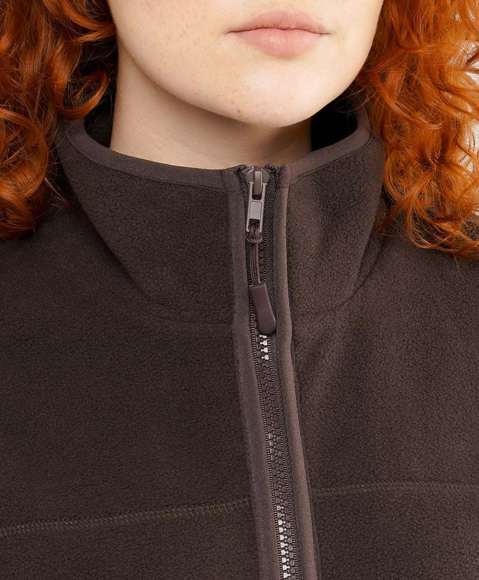 Polar mujer entallado sin mangas caf&eacute;