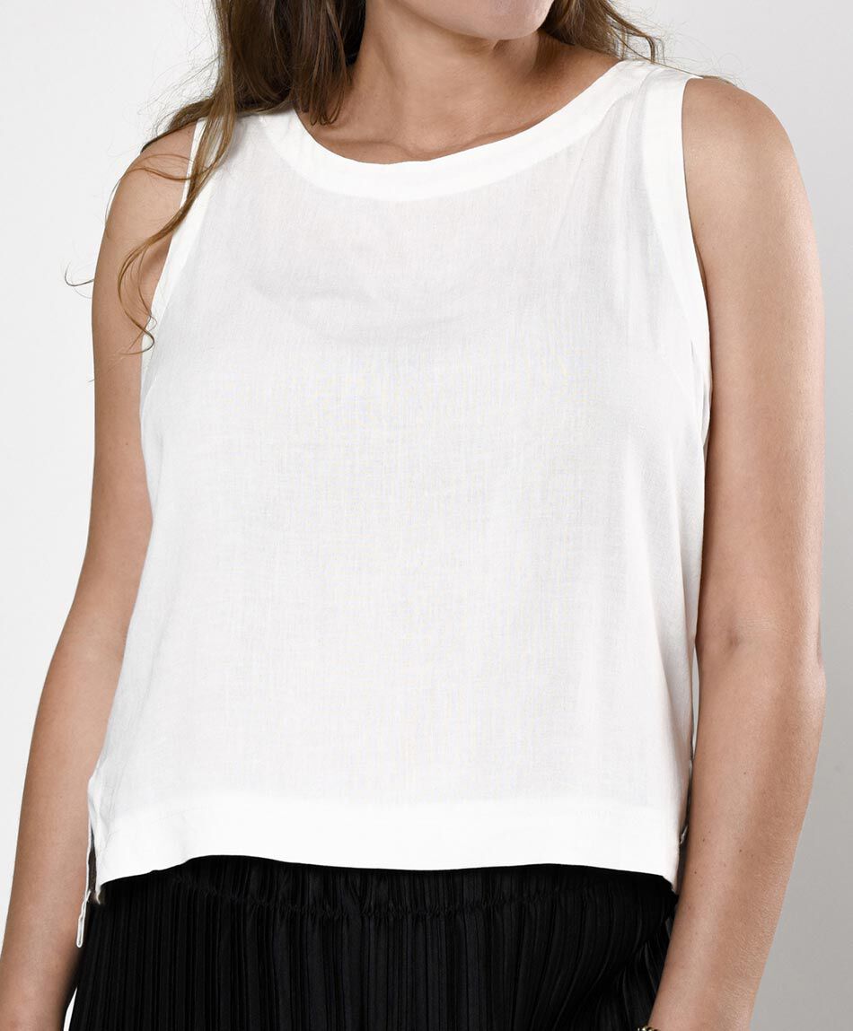 Blusa sin mangas