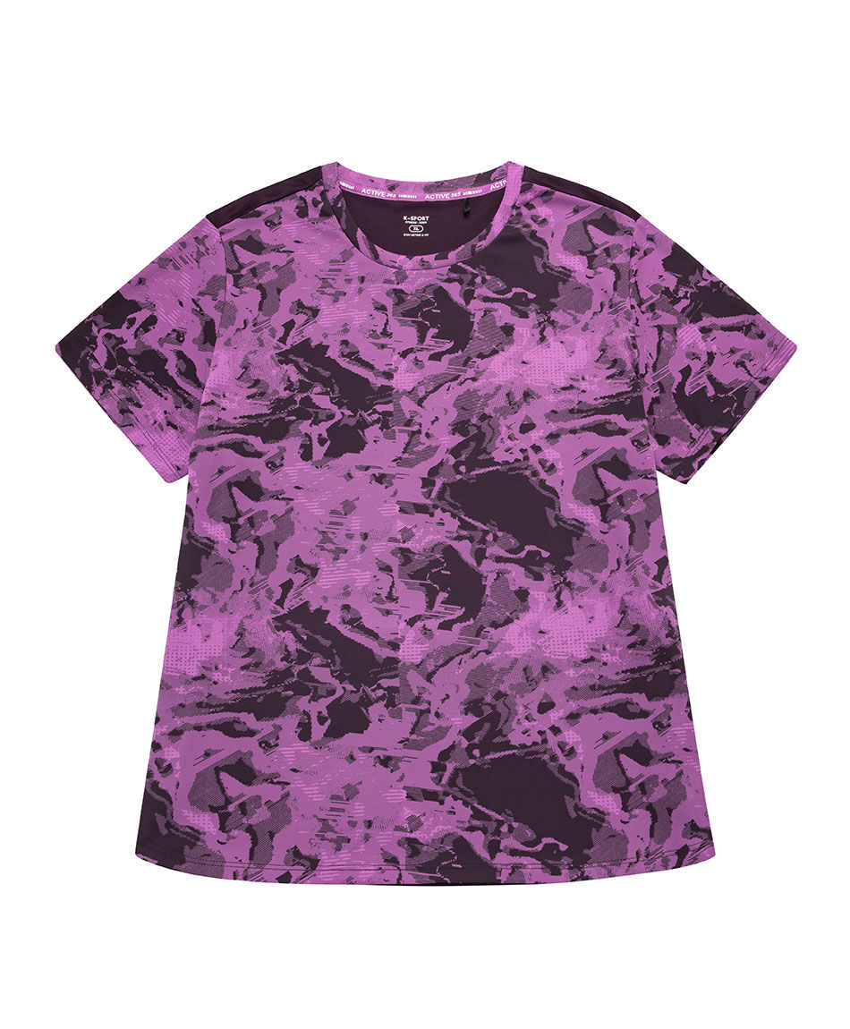 Polera deportiva mujer tie dye