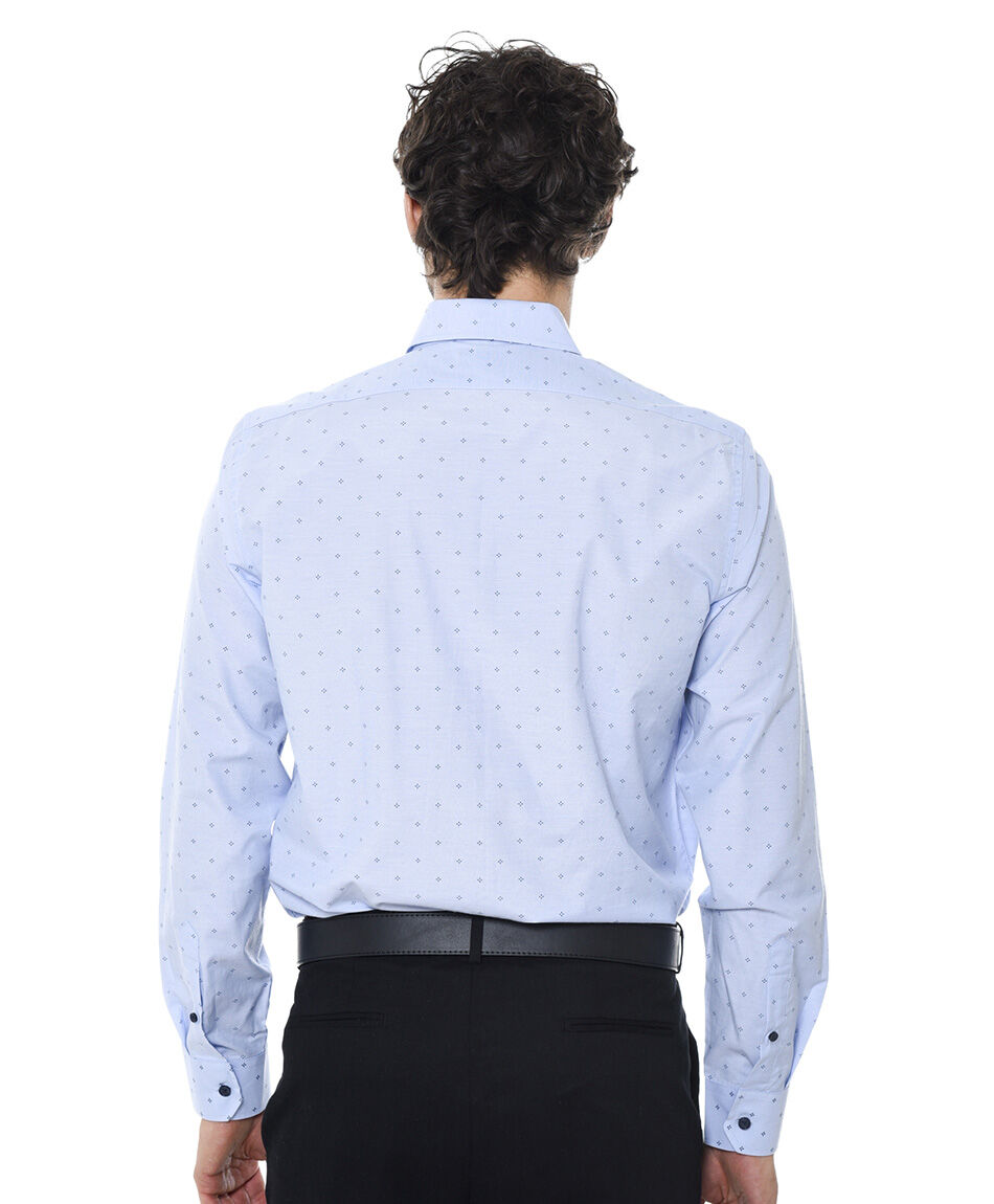 Camisa vestir estampada