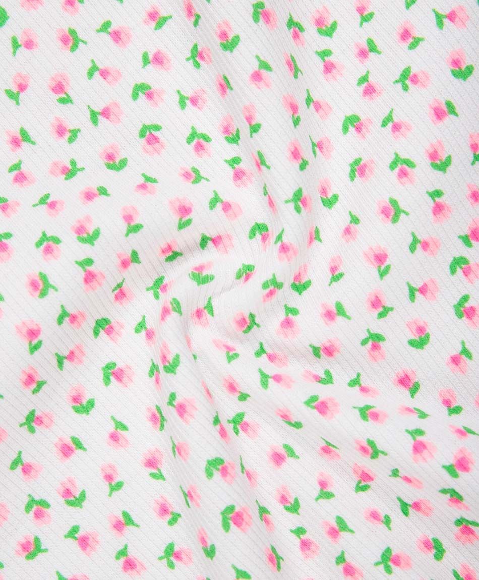 Polera ni&ntilde;a florcitas canal&eacute;