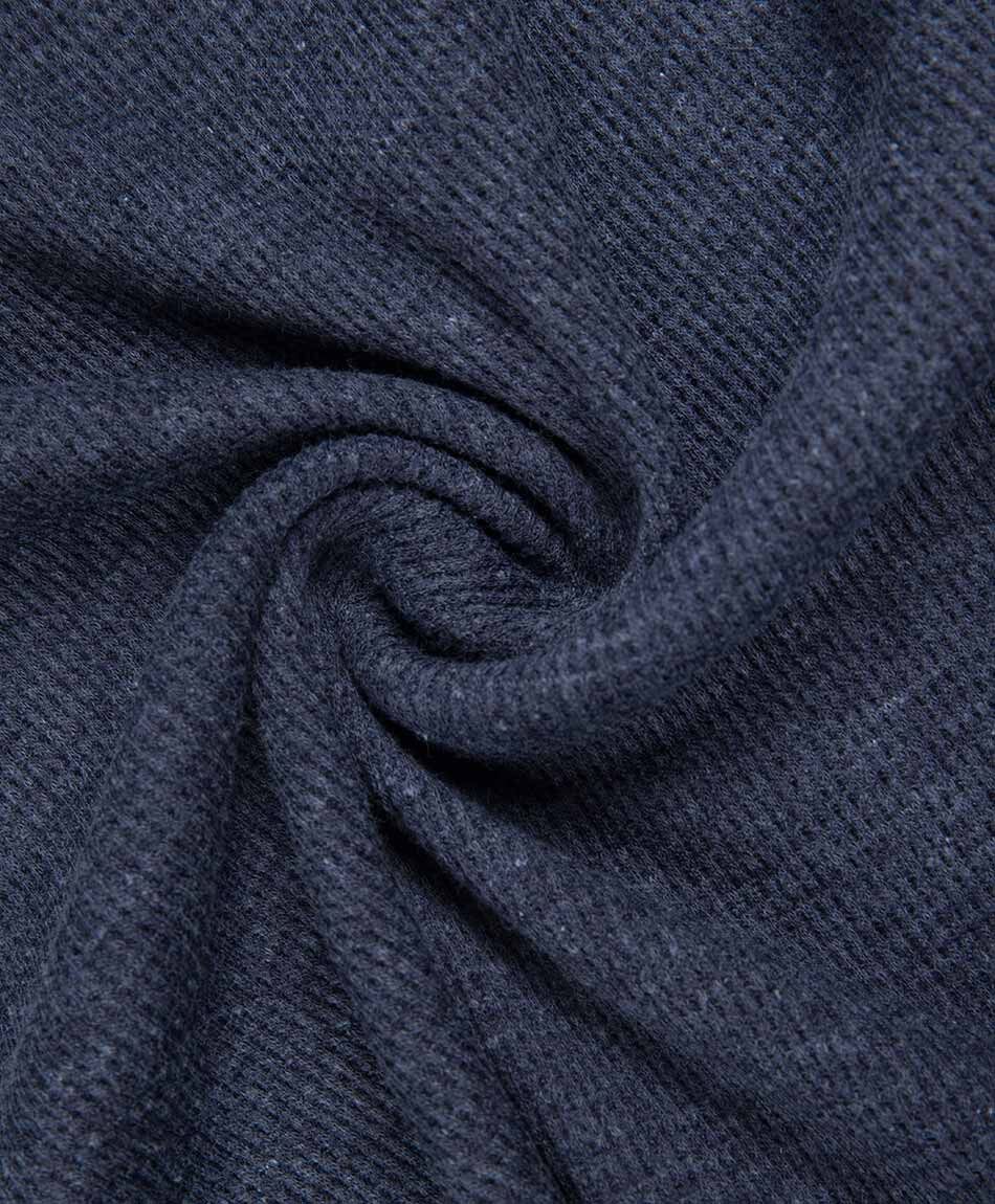 Polera hombre botones azul