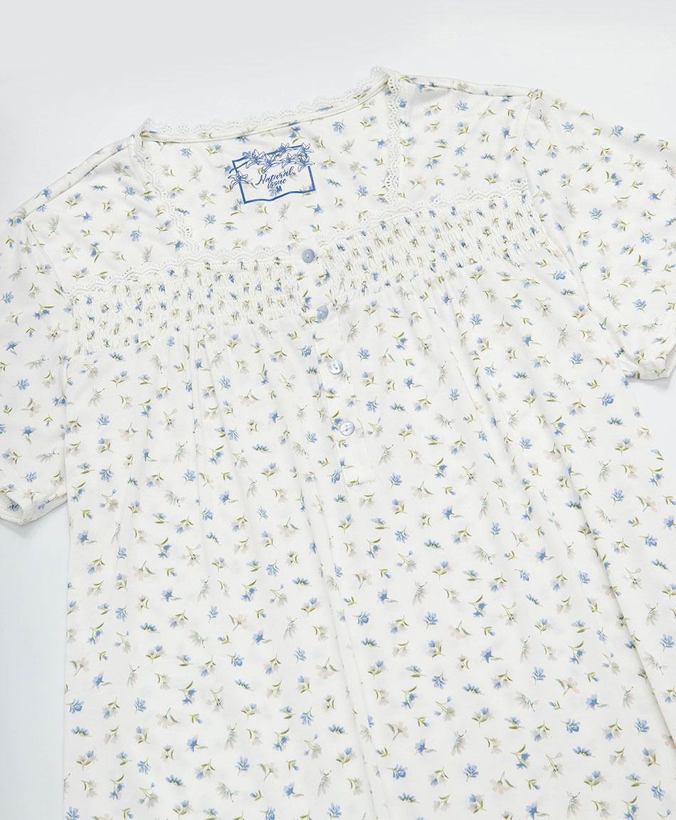 Camisa de dormir floreada