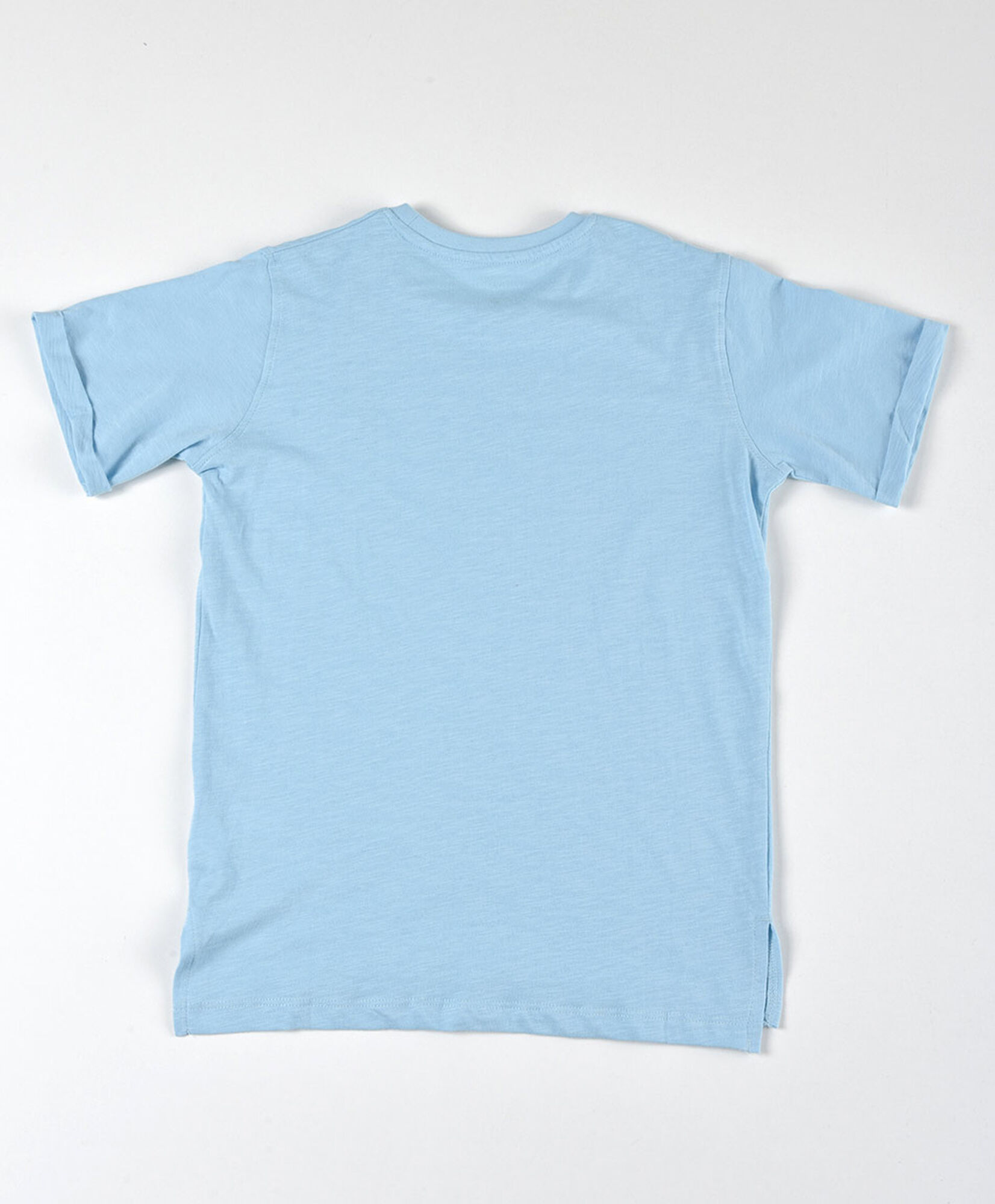 Polera niño mano celeste Polera niño mano celeste