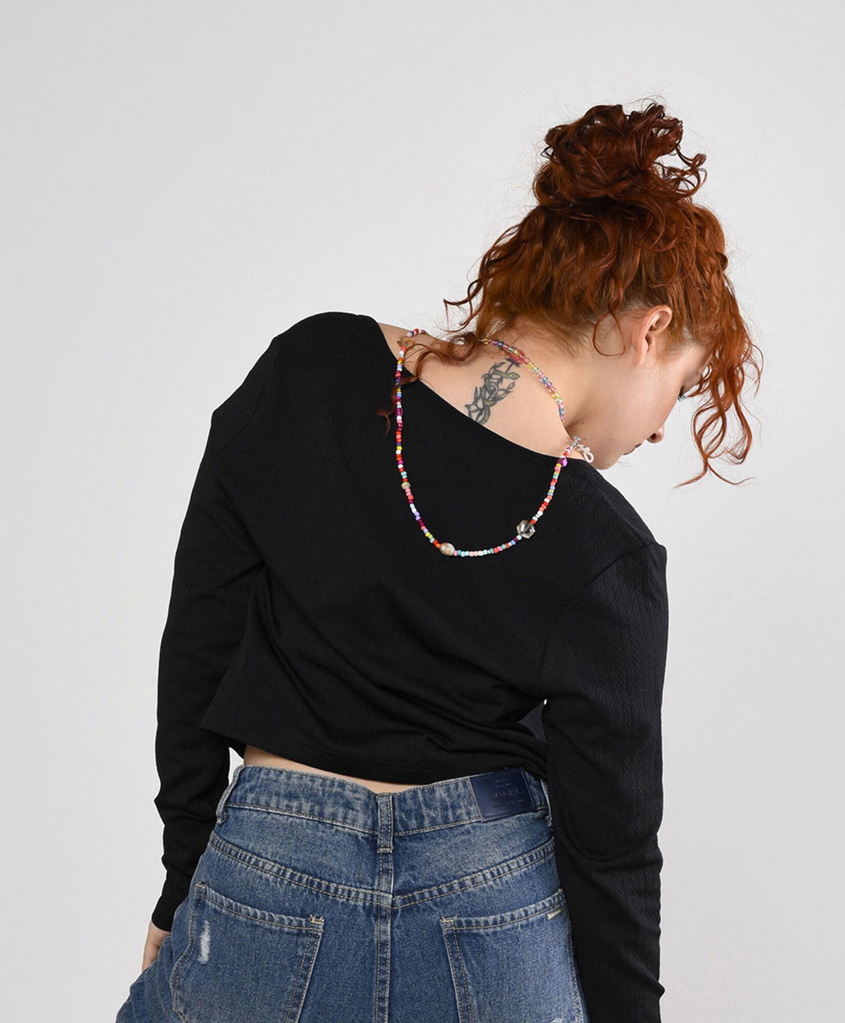 Polera mujer jacquard manga larga Polera mujer jacquard manga larga