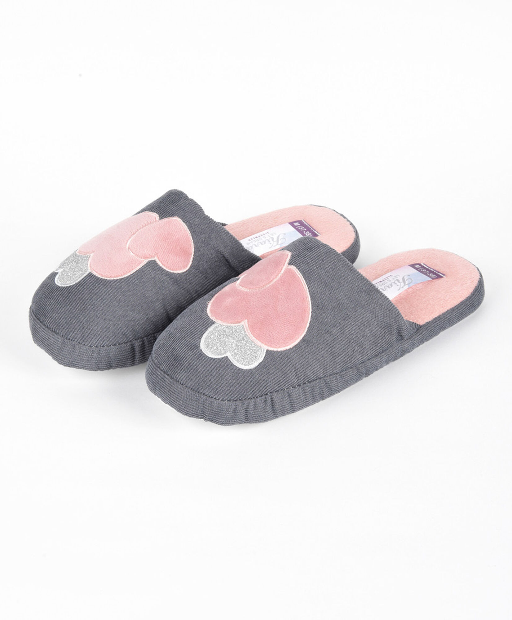 Pantufla mujer corazones Pantufla mujer corazones