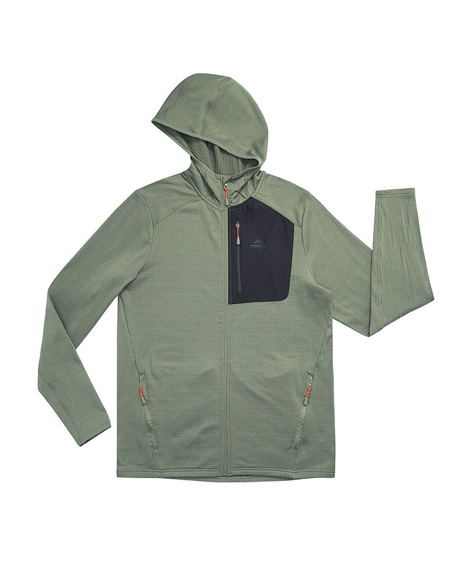 Polar deportivo hombre verde