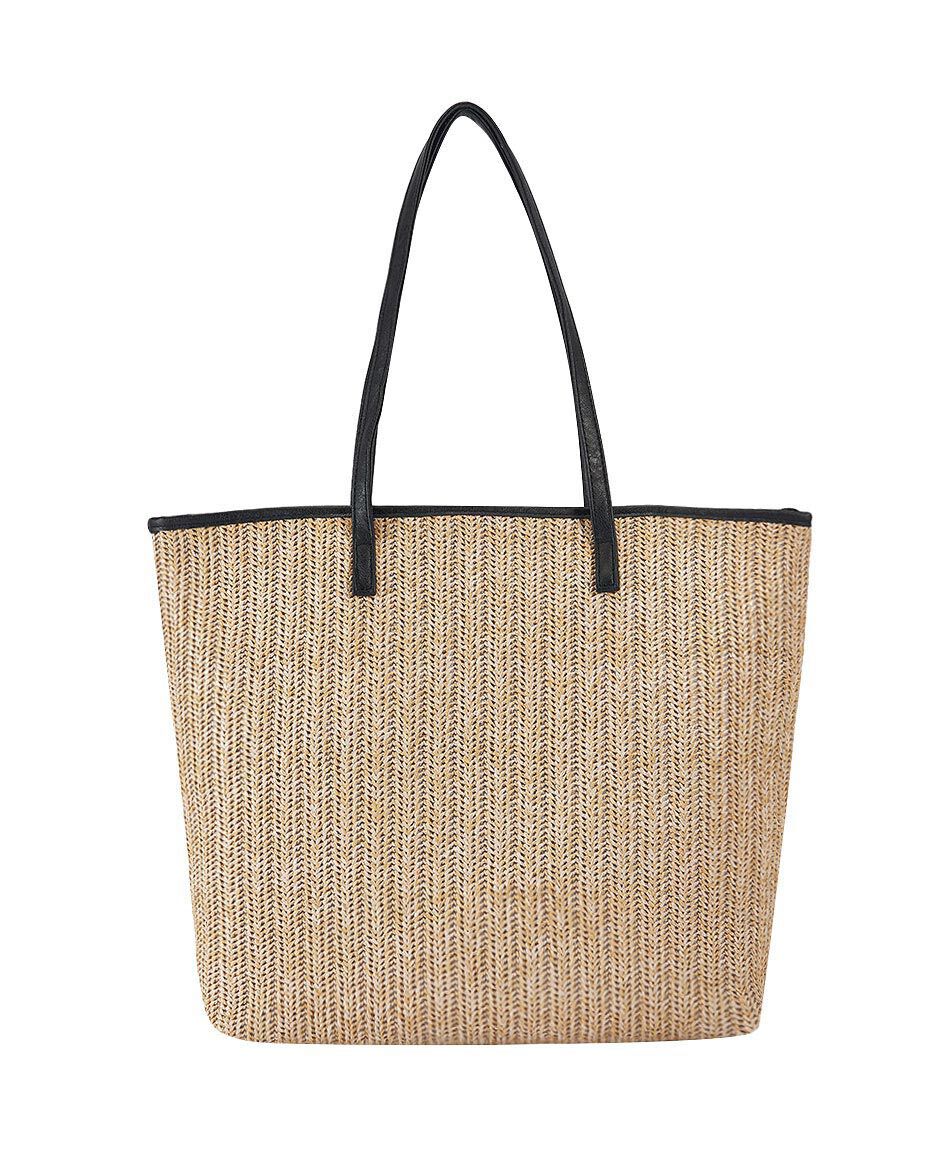 Bolso playa mujer rafia