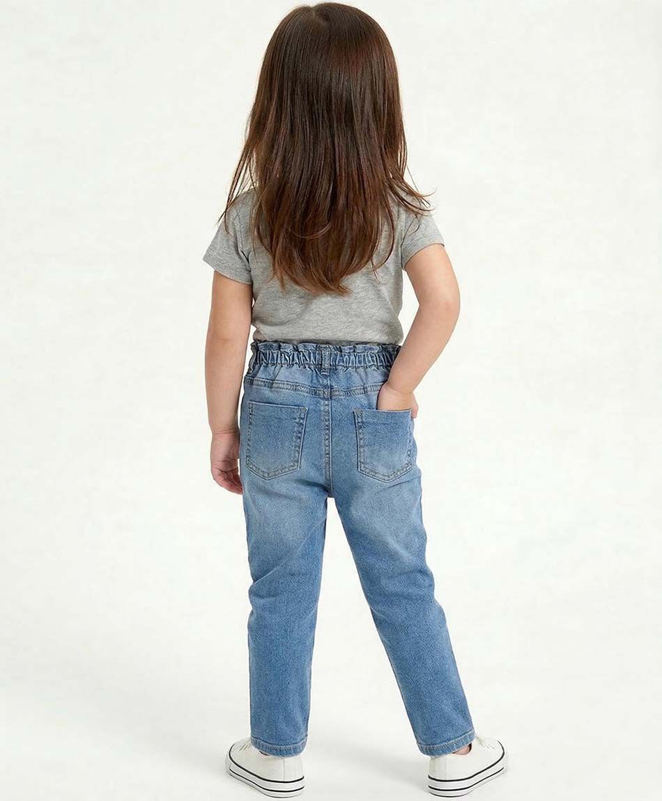 Jeans beb&eacute; cintura elasticada