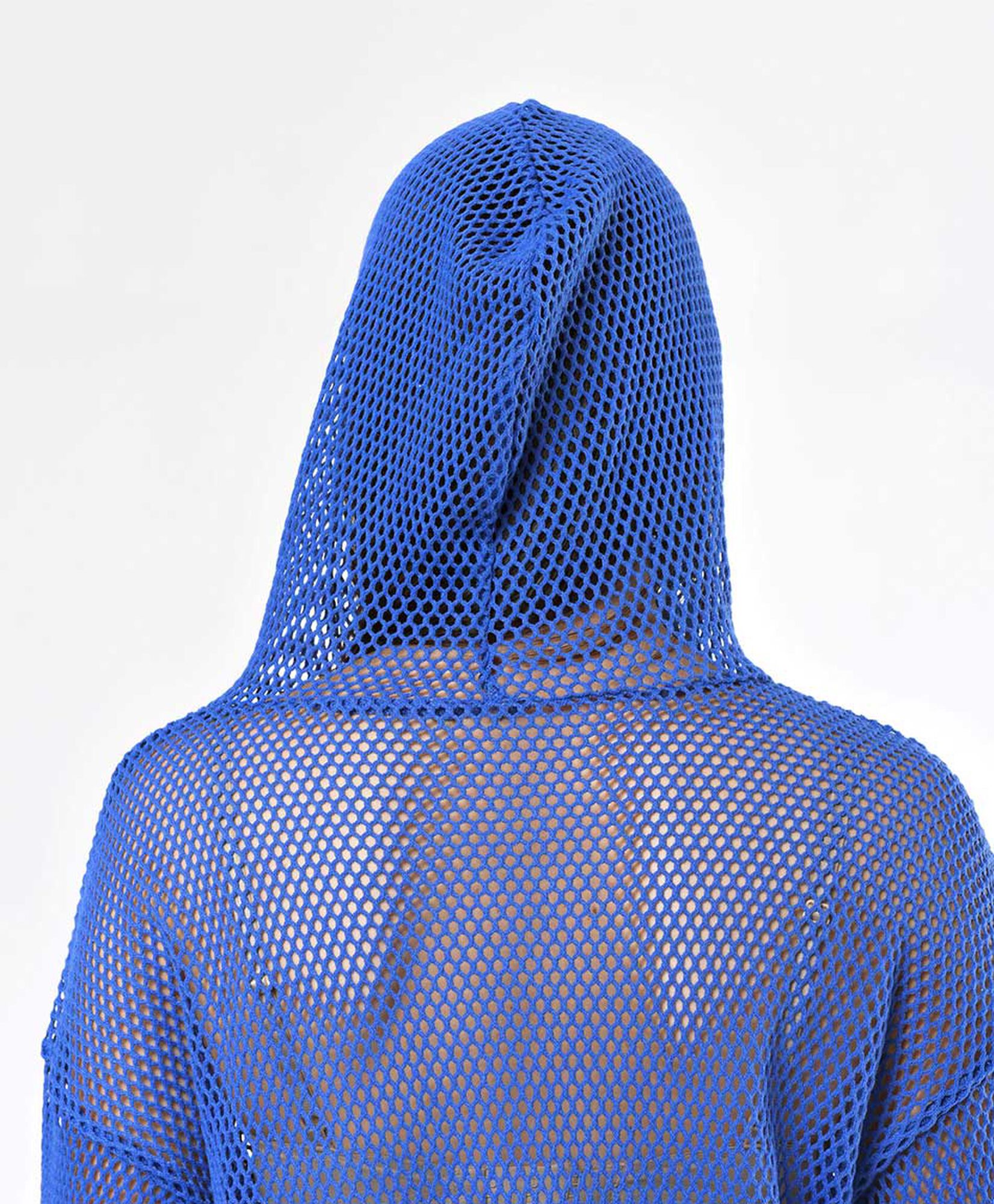 Tejido mujer crochet calado azul Tejido mujer crochet calado azul