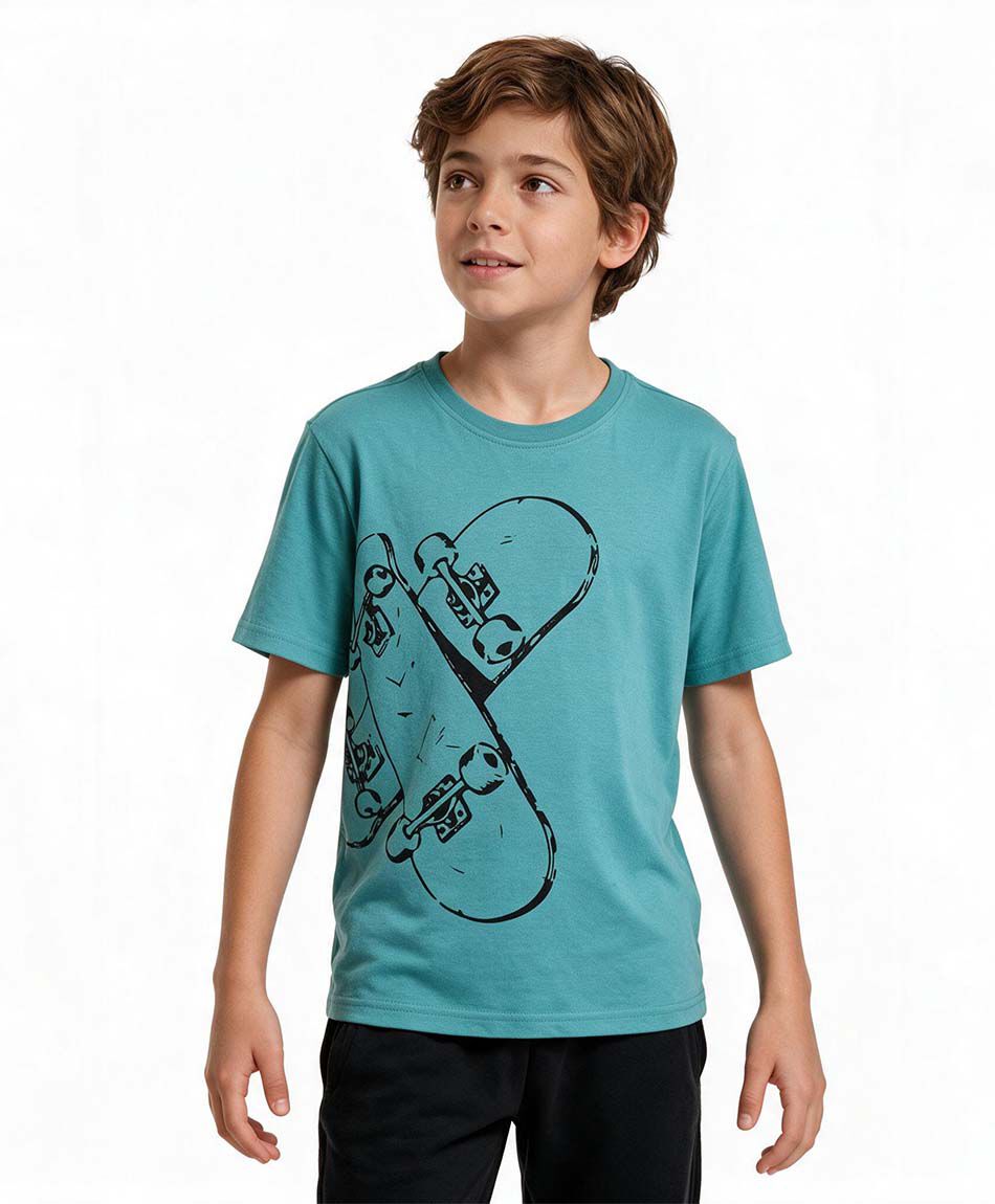 Polera ni&ntilde;o skates