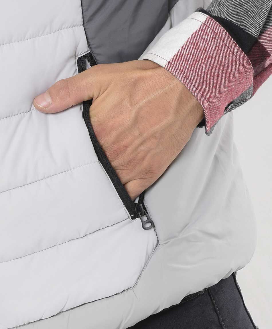 Parka hombre acolchada sin mangas
