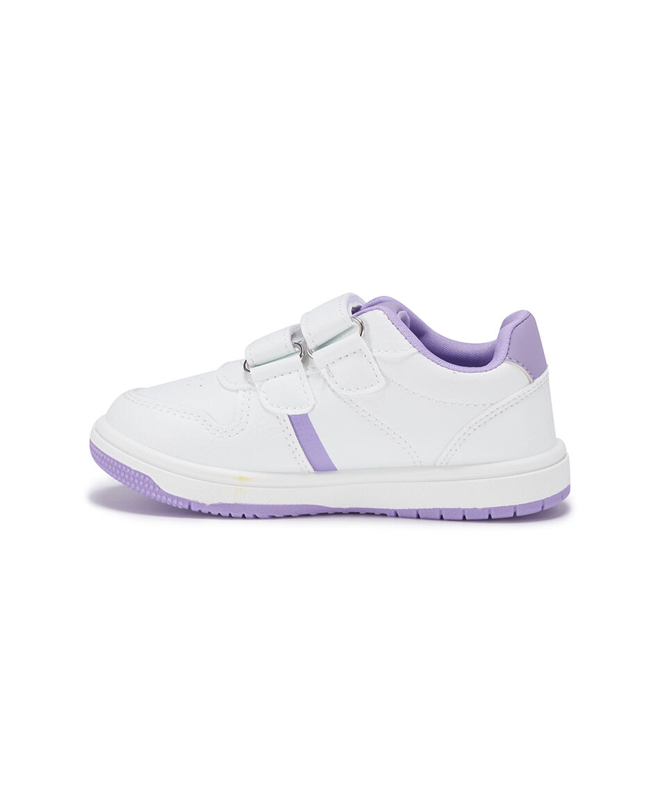 Zapatilla infantil (22 a 27) b&aacute;sica velcros