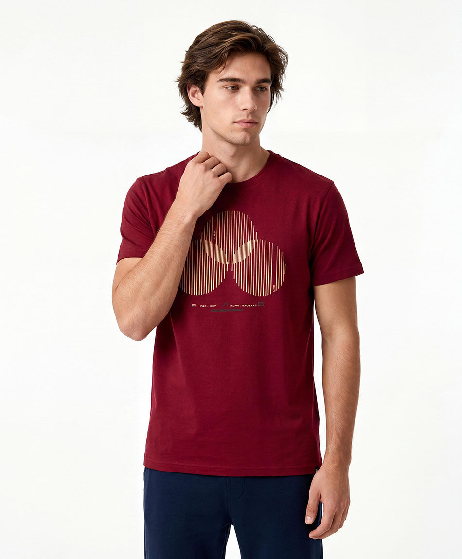 Polera deportiva hombre c&iacute;rculos