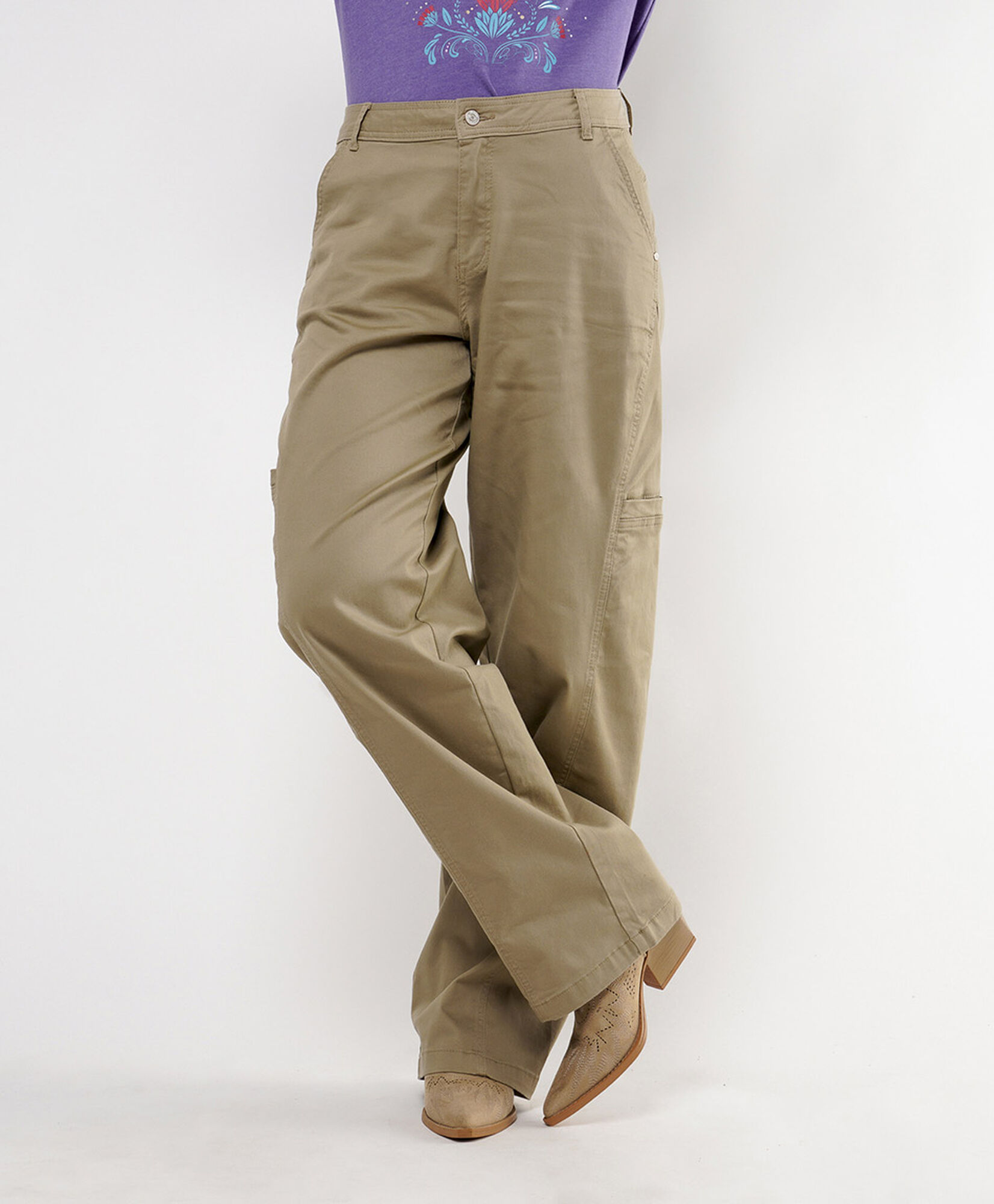 Pantalón mujer cortes wide Pantalón mujer cortes wide
