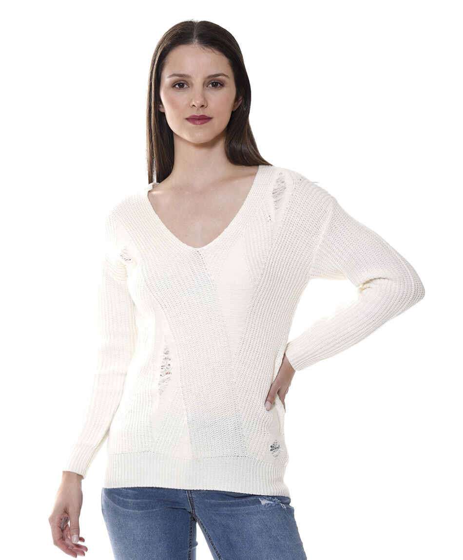 Sweater desagujado