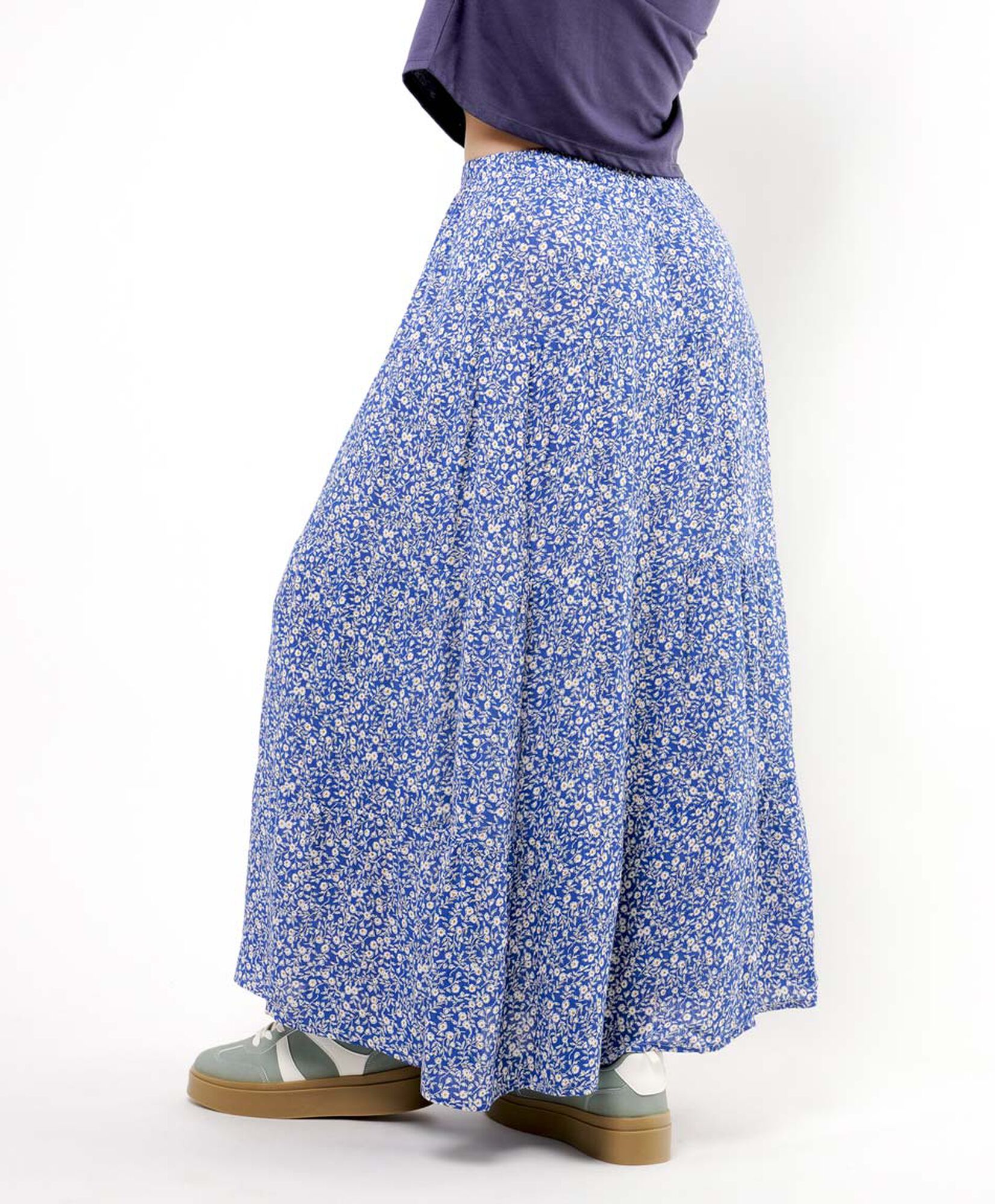 Falda mujer larga diseño flores Falda mujer larga diseño flores