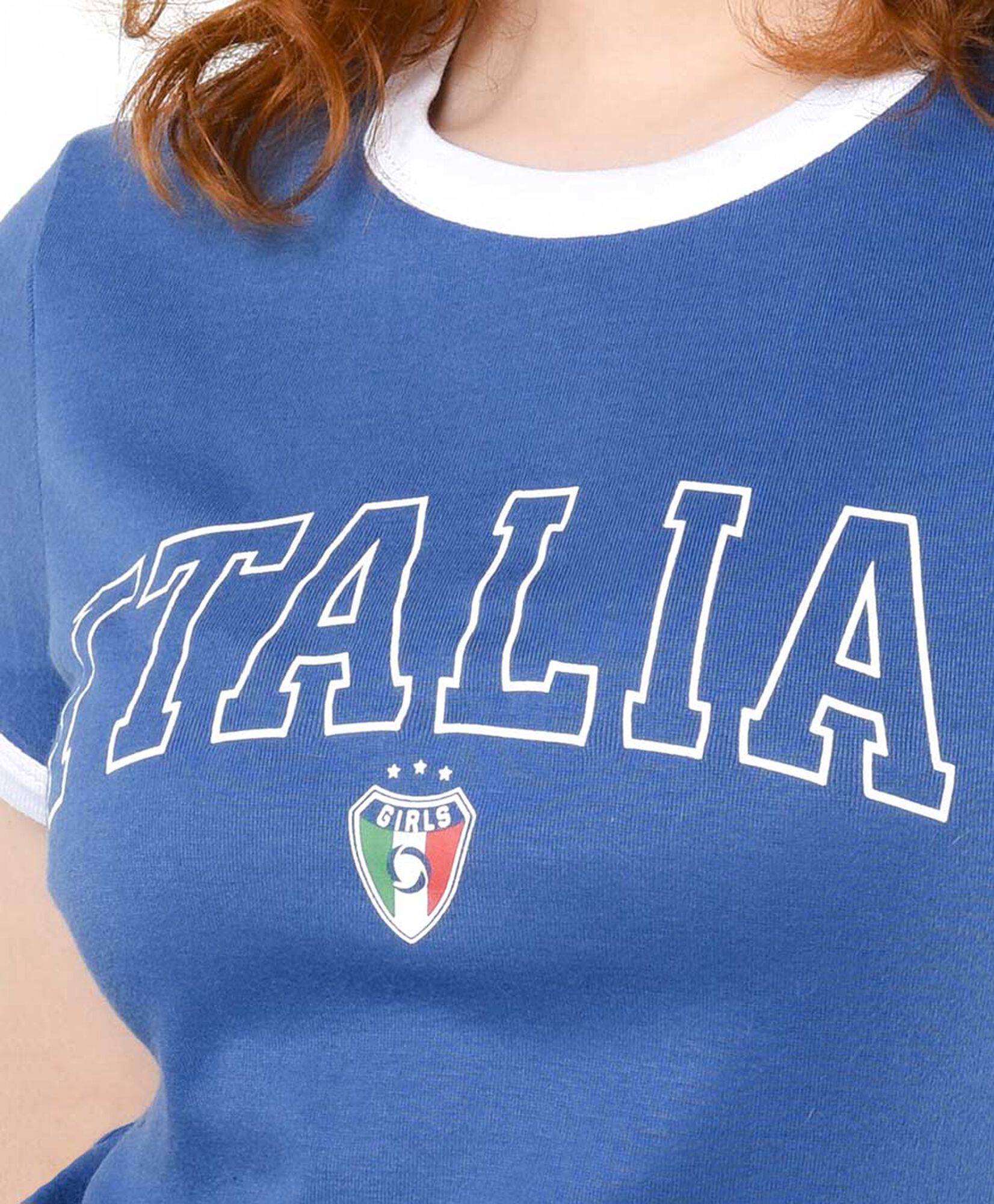 Polera mujer estampado italia Polera mujer estampado italia