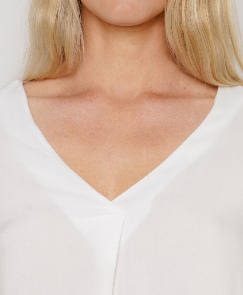 Blusa mujer cuello en v