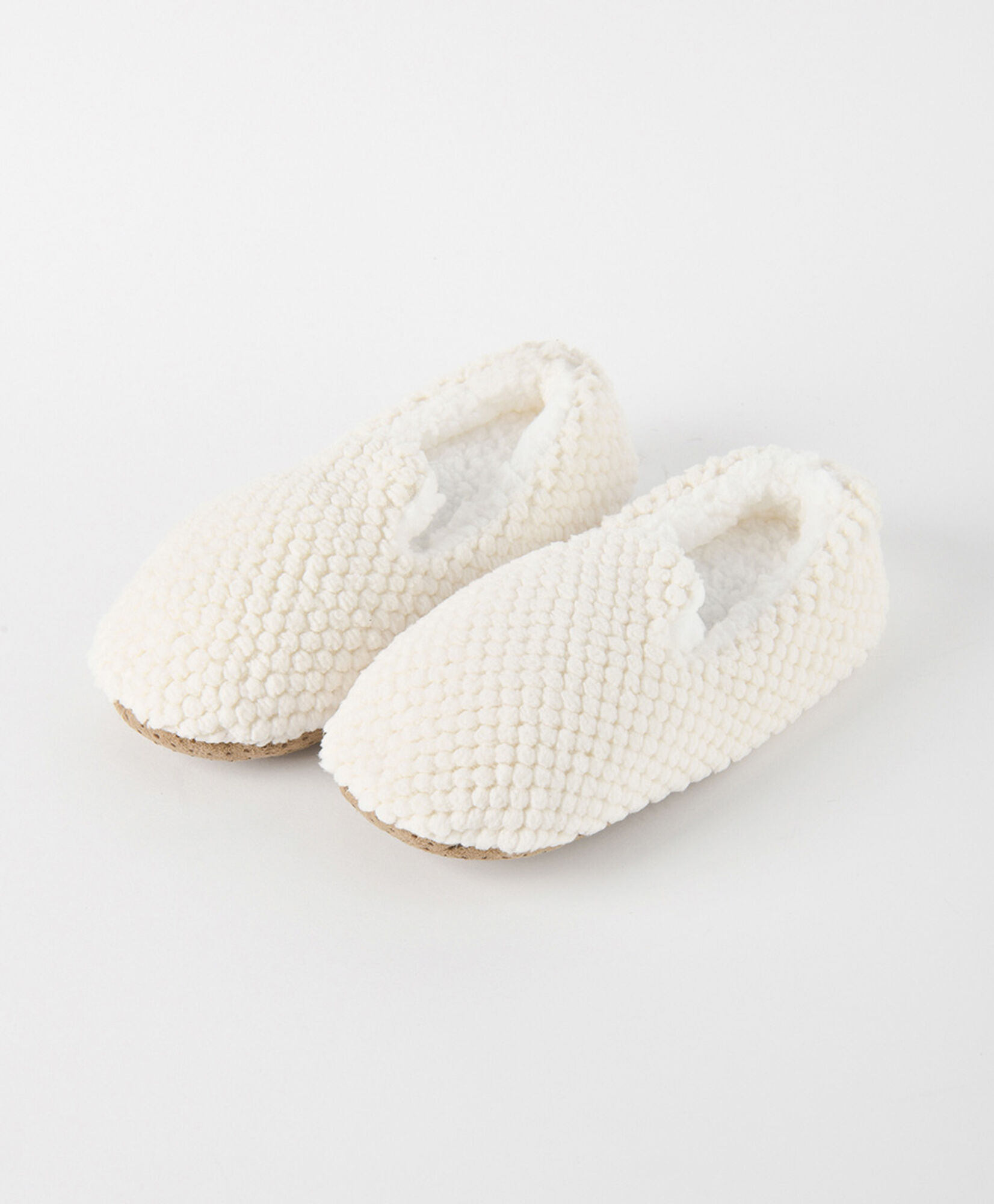 Calcetín mujer estilo pantufla beige Calcetín mujer estilo pantufla beige