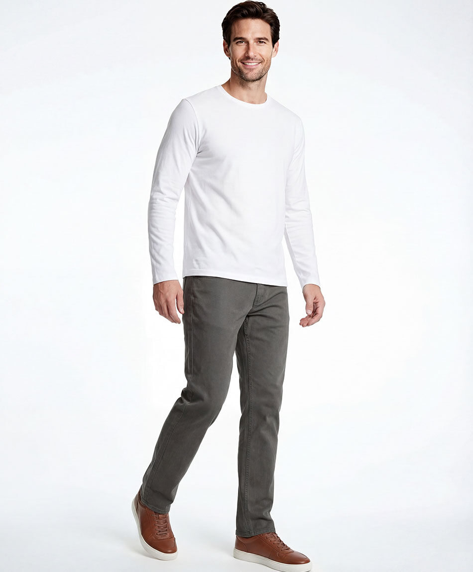 Pantal&oacute;n hombre estilo vintage grey