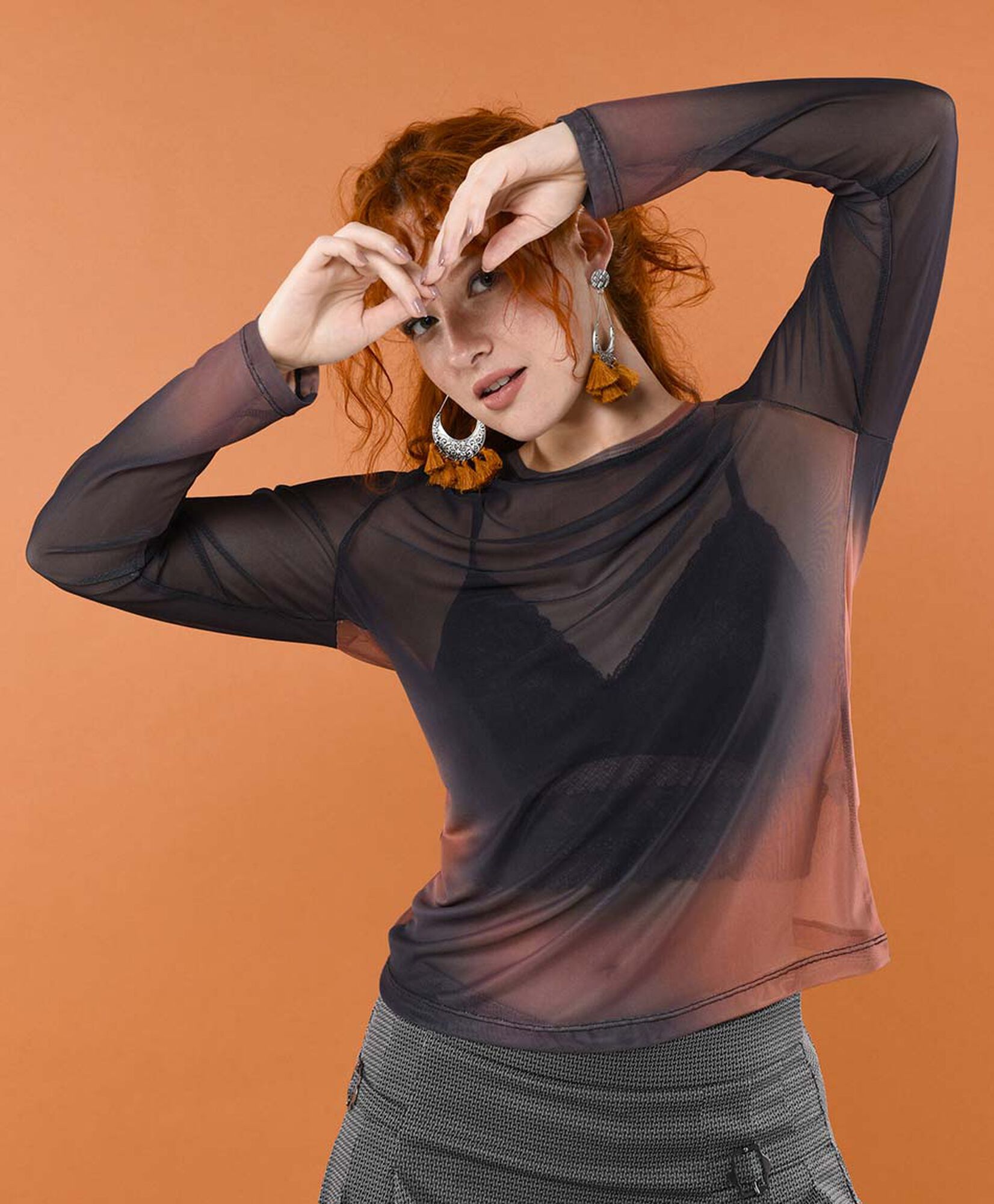 Polera mujer mesh Polera mujer mesh