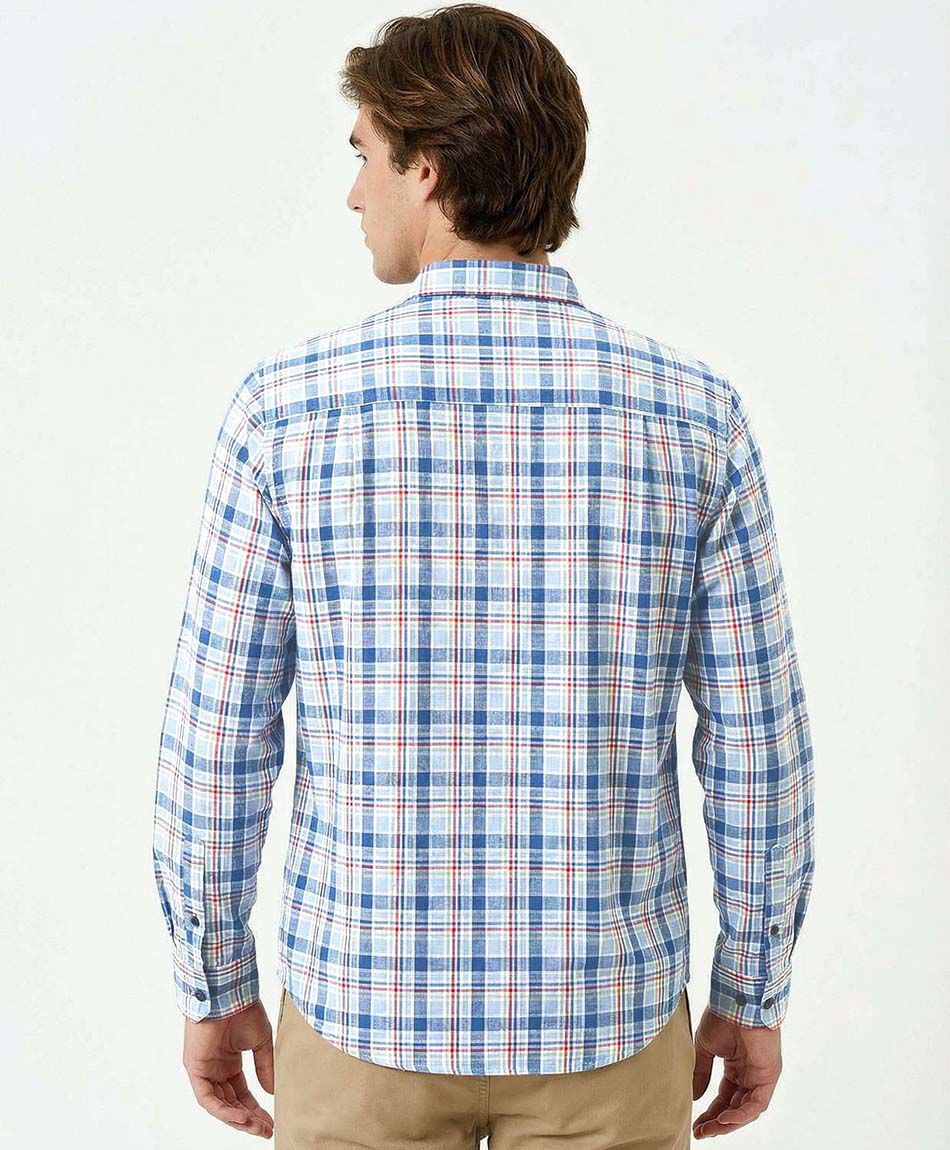Camisa hombre cuadrill&eacute;