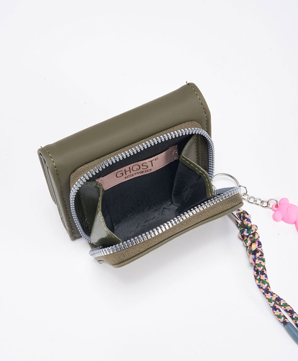 Billetera mujer verde