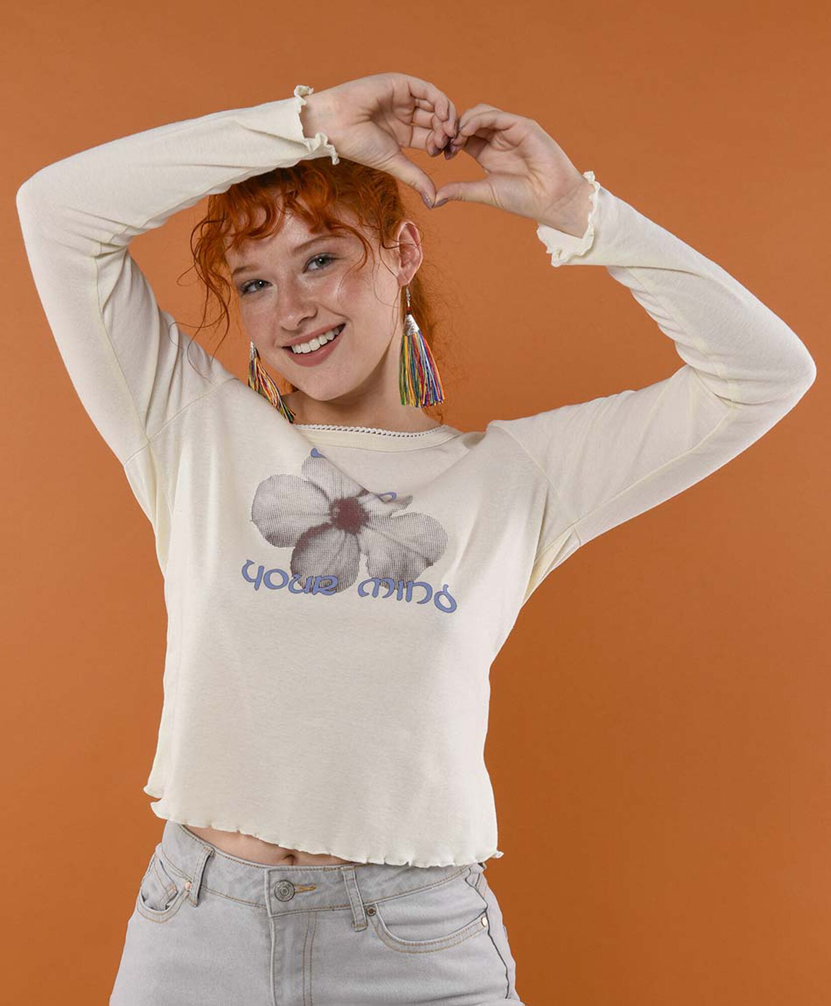 Polera mujer flor Polera mujer flor