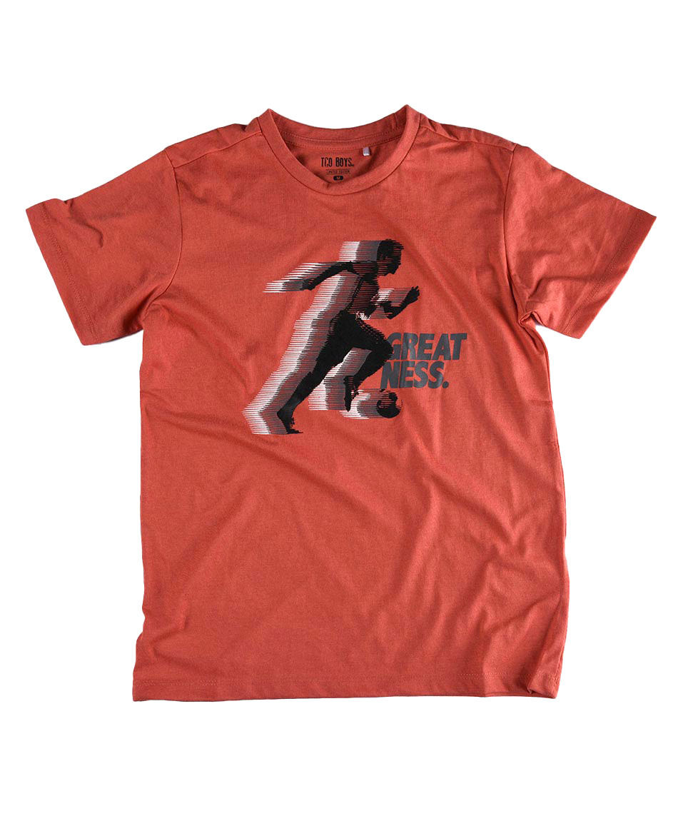 Polera manga corta cuello redondo