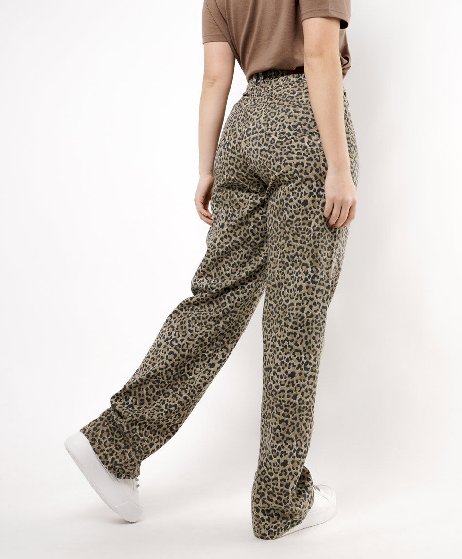 Jeans mujer dise&ntilde;o animal print