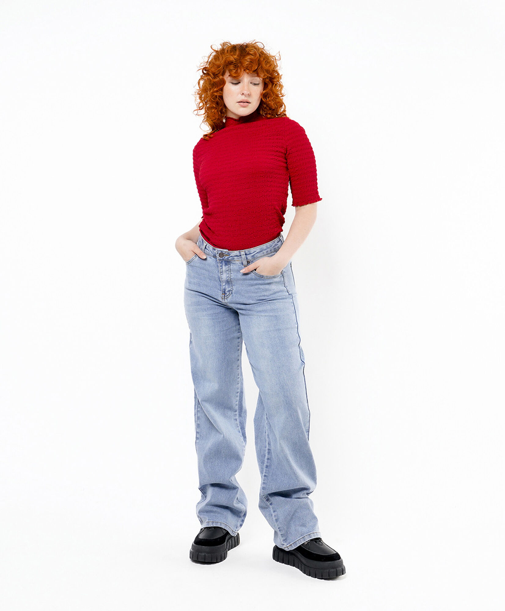 Jeans mujer estrellas animal print wide Jeans mujer estrellas animal print wide