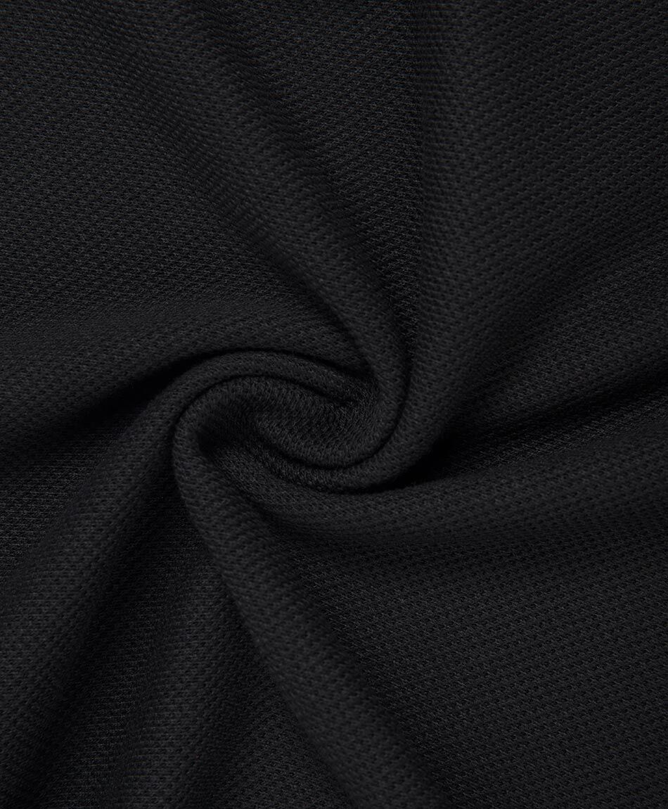 Polera deportiva texturizada negra