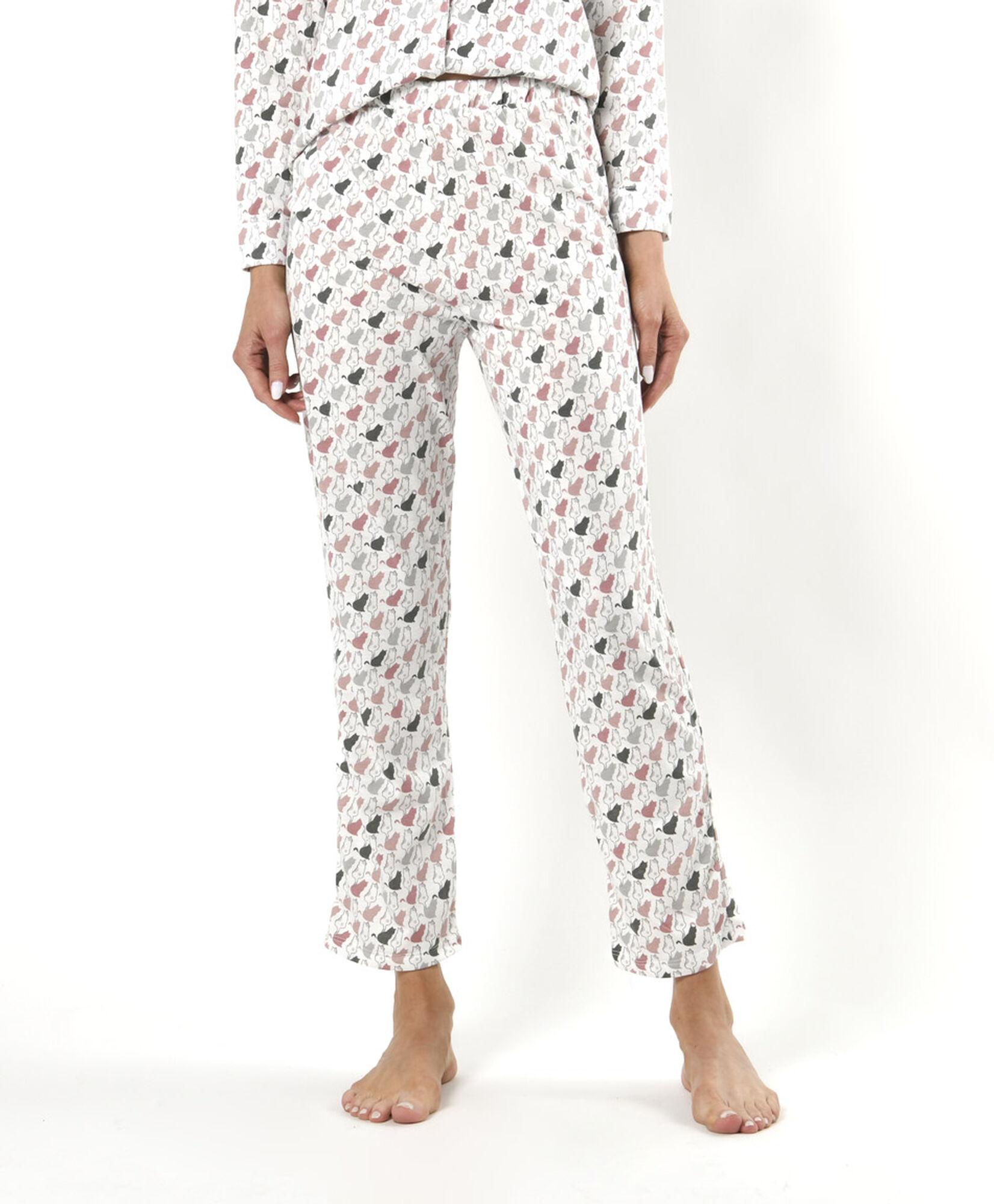 Pijama mujer estampado gatitos Pijama mujer estampado gatitos