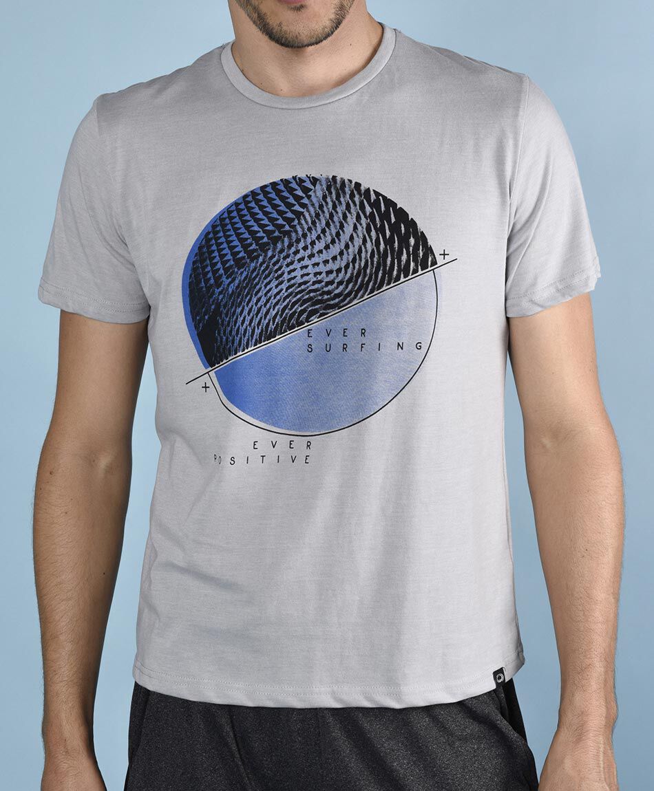 Polera deportiva manga corta cuello redondo