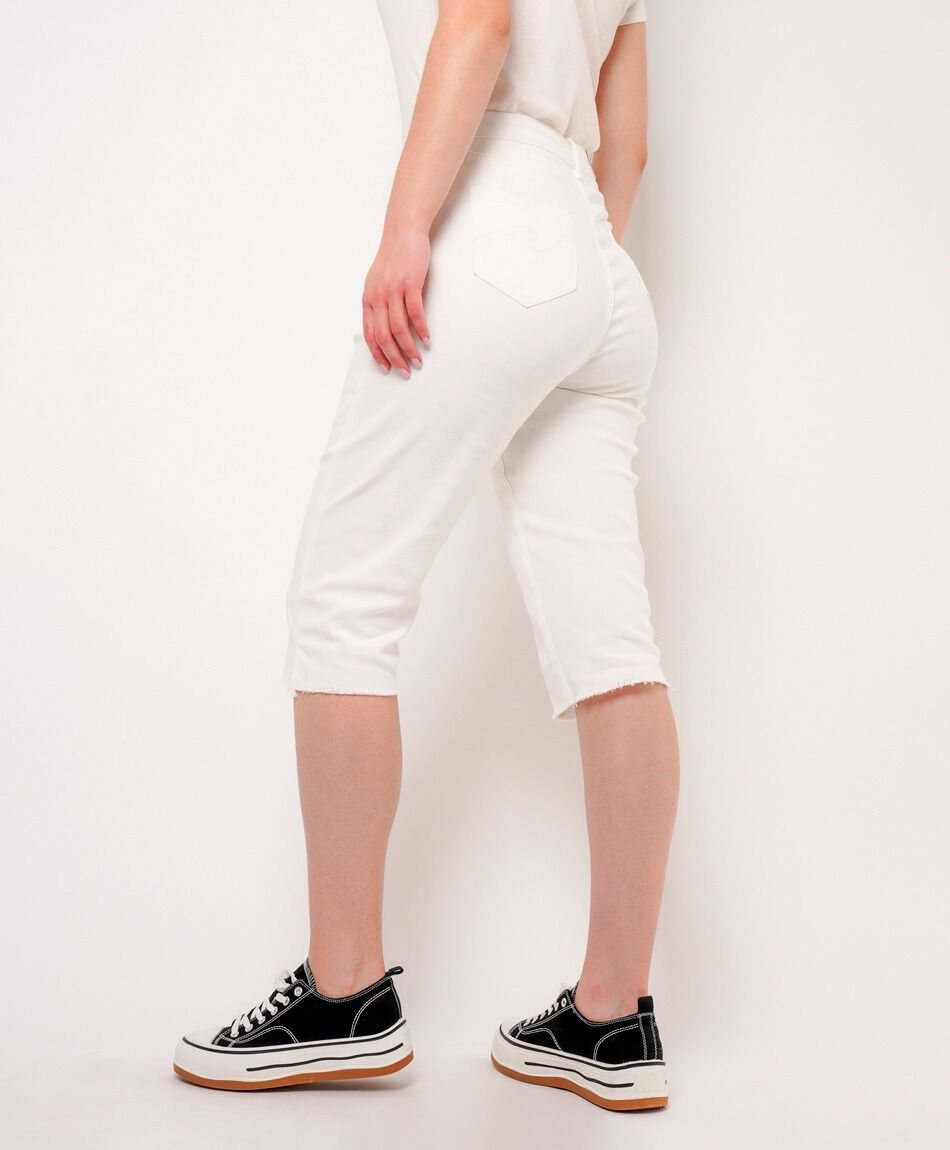 Pantal&oacute;n mujer blanco capri