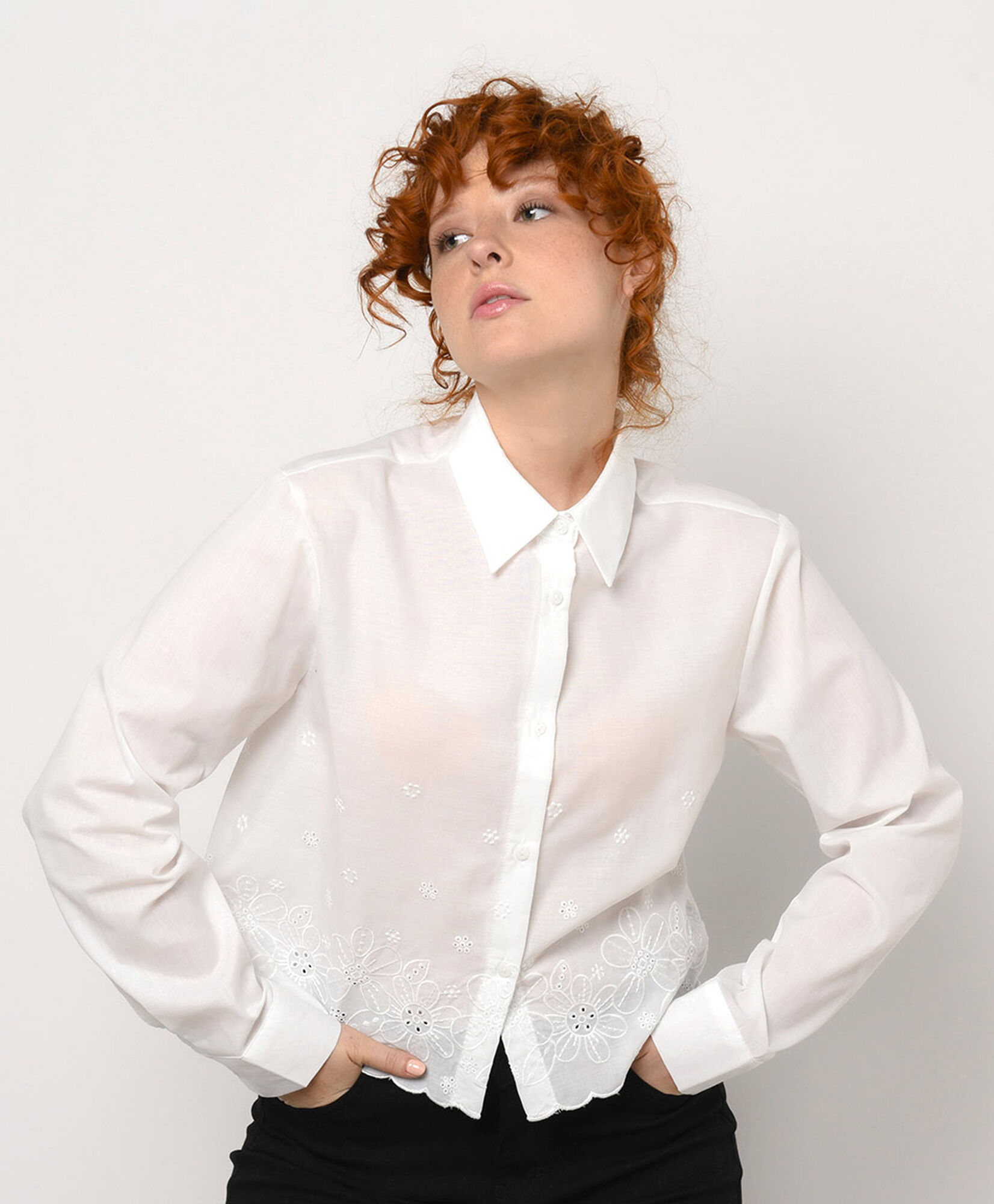 Blusa mujer basta bordada Blusa mujer basta bordada