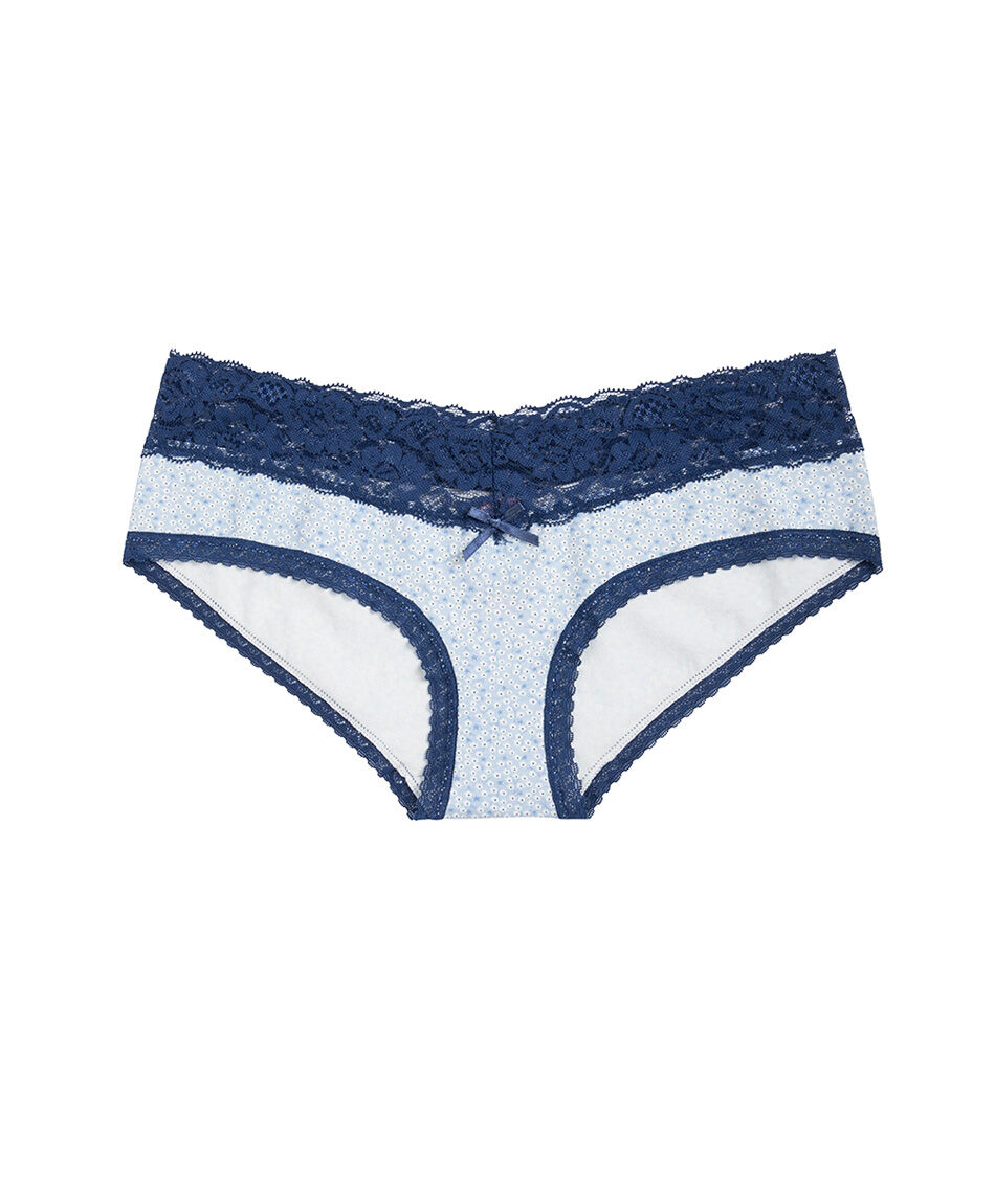 Pantaleta mujer algod&oacute;n encajes