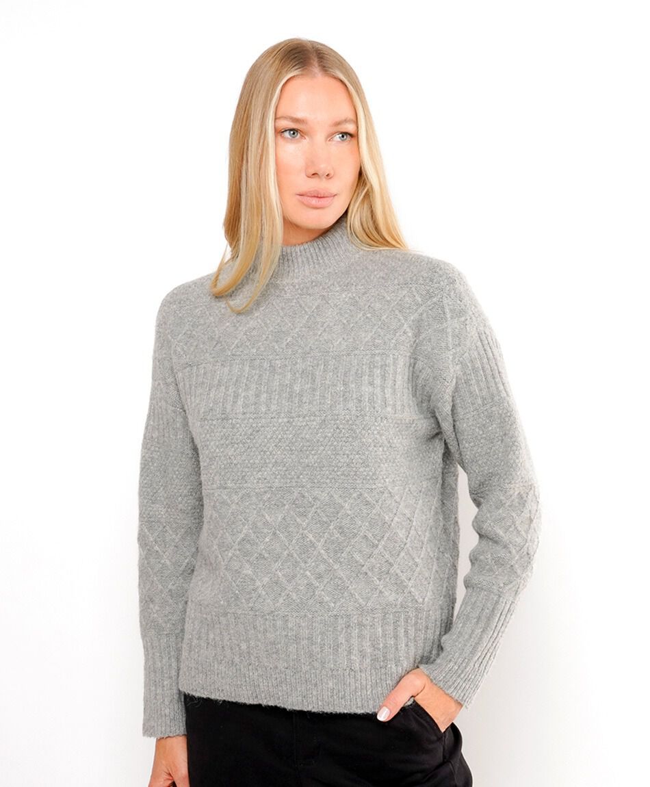 Sweater mujer melange dise&ntilde;o&nbsp;