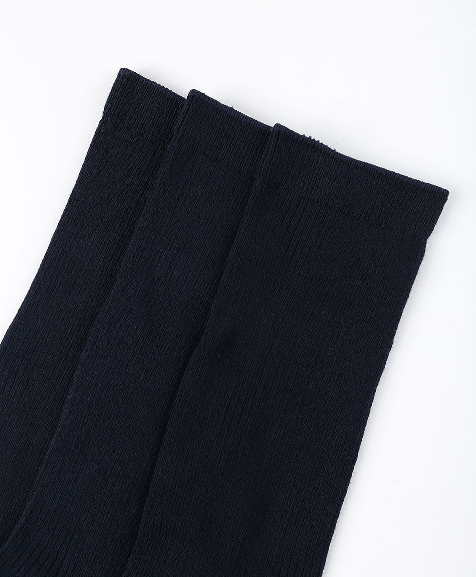 Pack 3 calcetines escolar azul navy